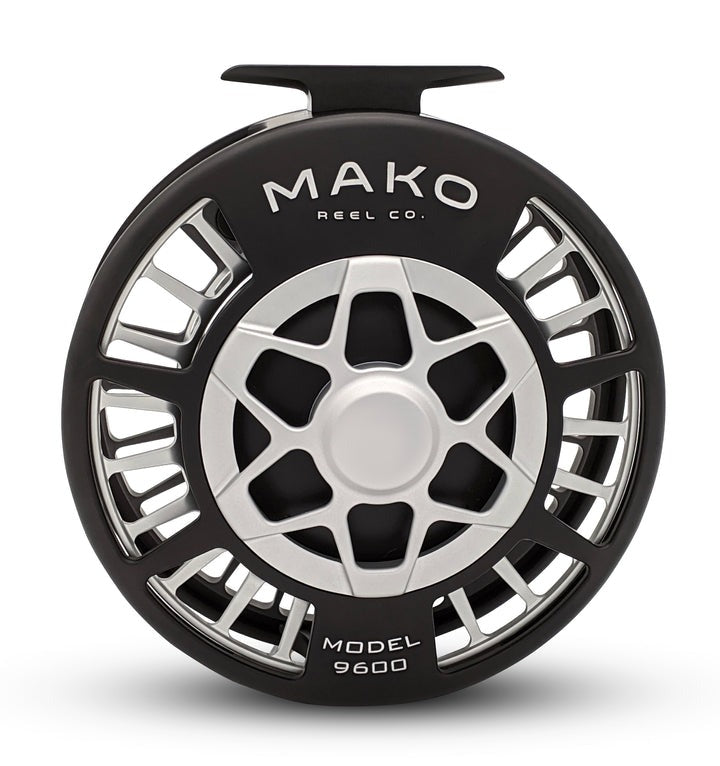 Mako Model 9600 Reel - Matte Platinum on Black – Big Sky Anglers