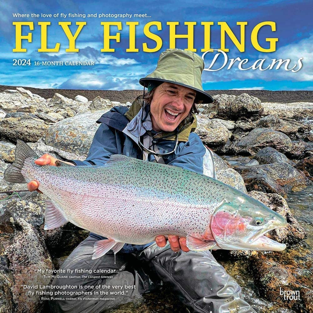 BrownTrout Publishers Fly Fishing Dreams 2024 Calendar – Big Sky