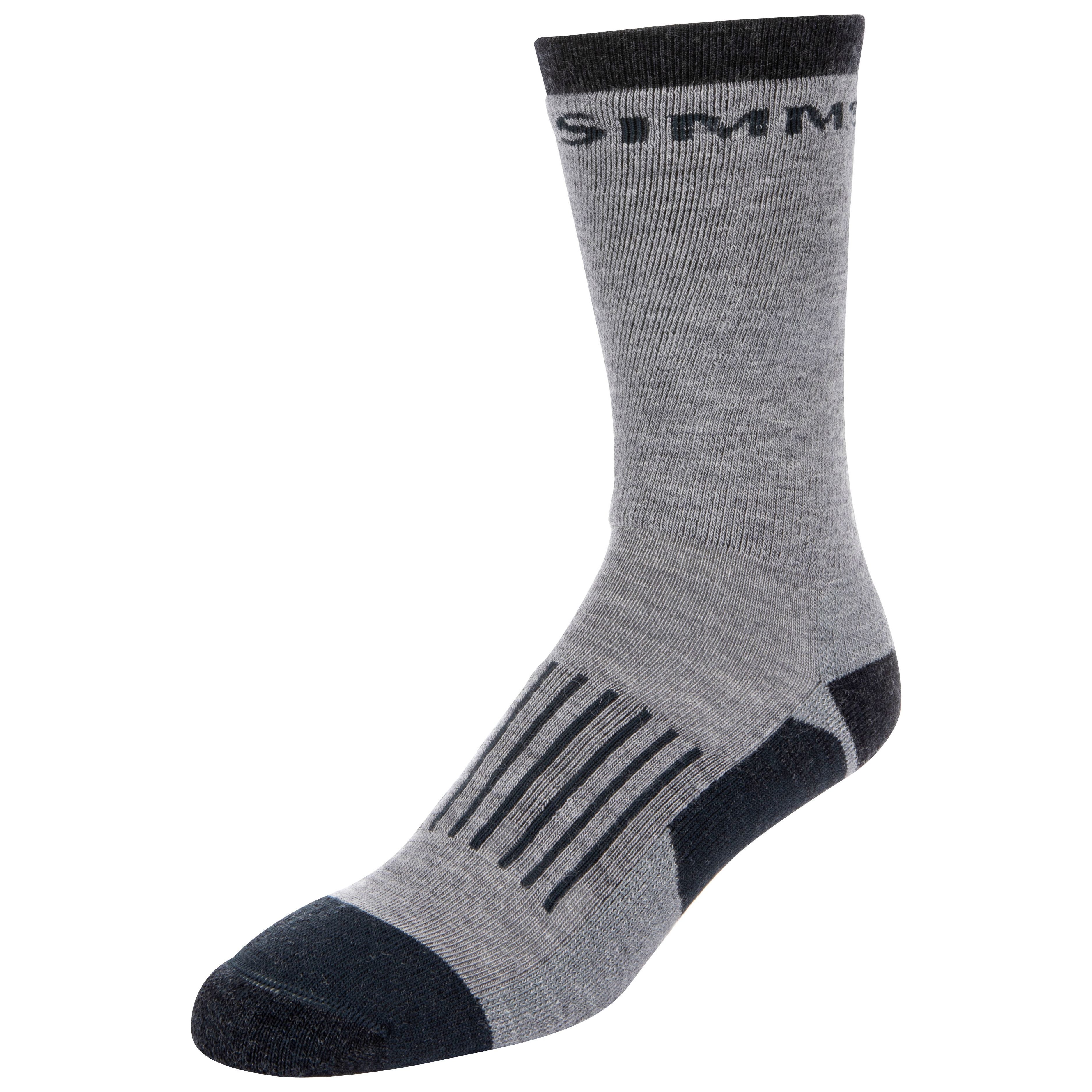 Simms Merino Midweight Hiker Socks Steel Grey Image 1