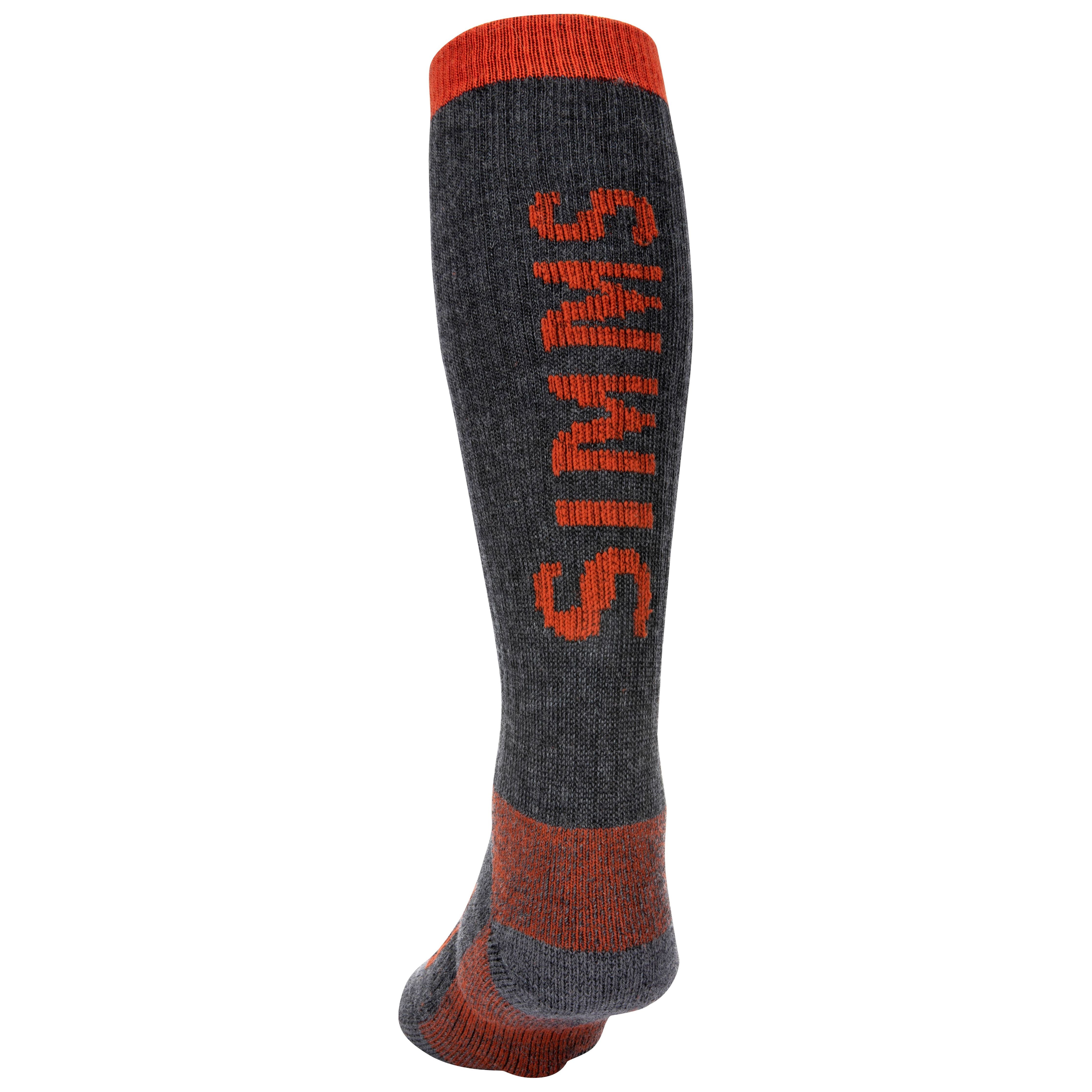 Simms Merino Thermal OTC Socks Carbon Image 1