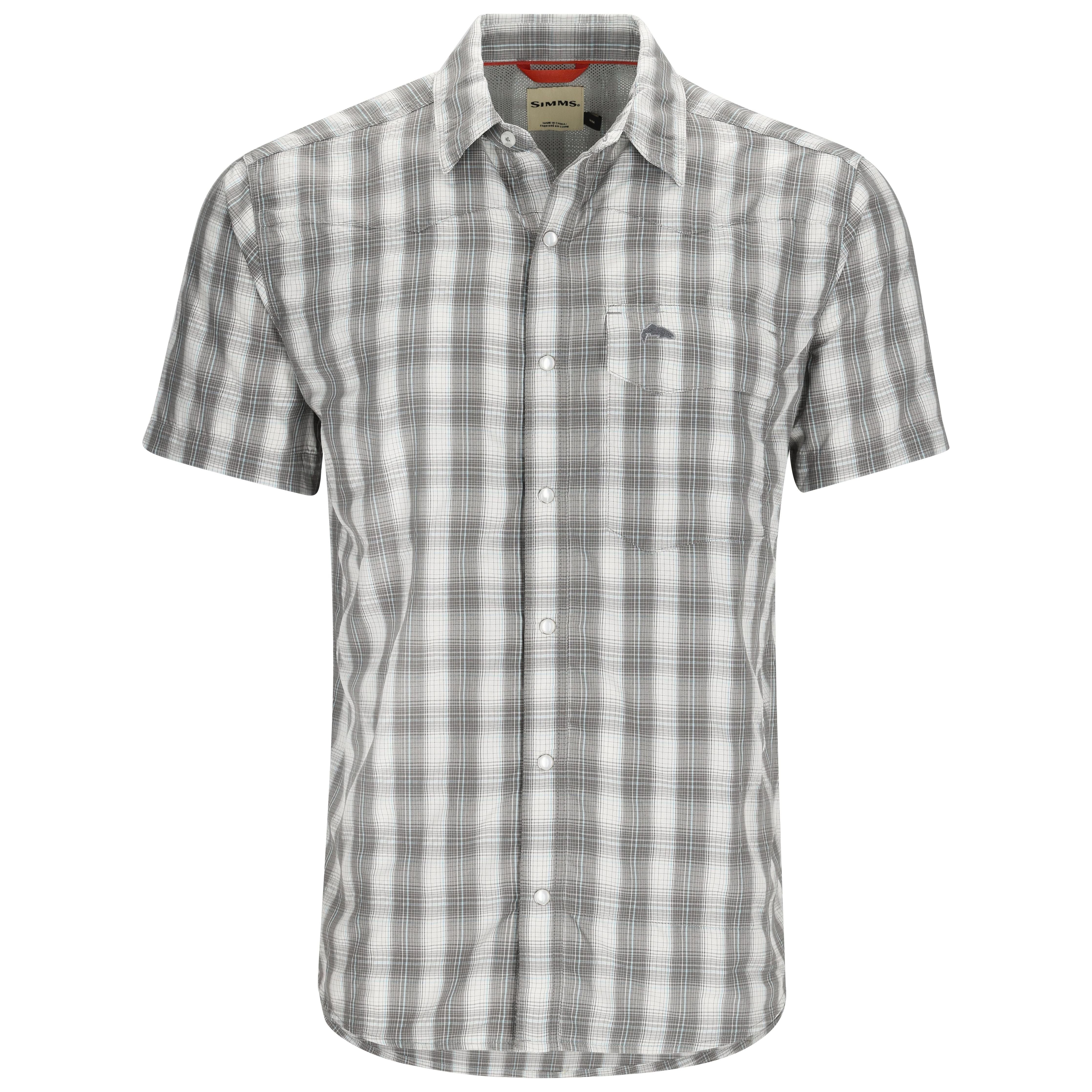 Simms Big Sky SS Shirt Exuma Plaid Image 01