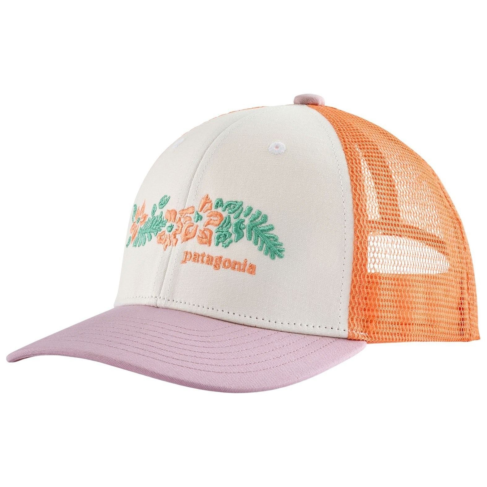 Patagonia Kid's Trucker Hat Friend Lei: White