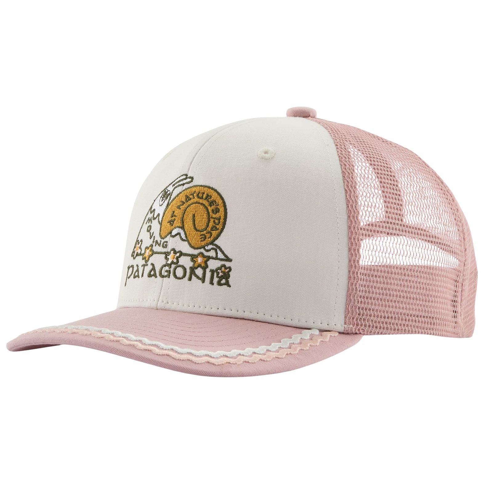 Patagonia Kid's Trucker Hat Nature's Pace: Birch White Image 01