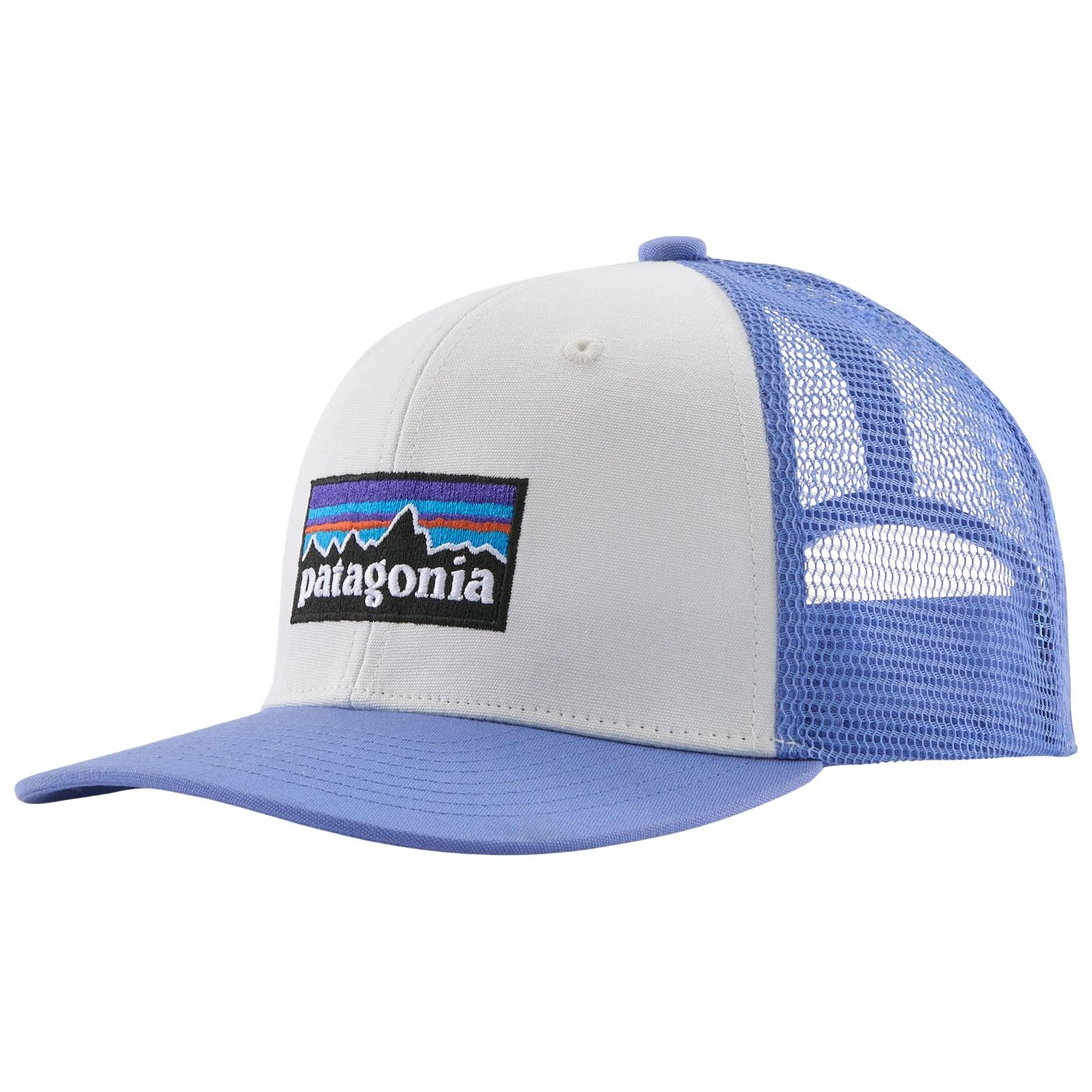 Patagonia Kid's Trucker Hat P-6 Logo: Diver Blue Image 01