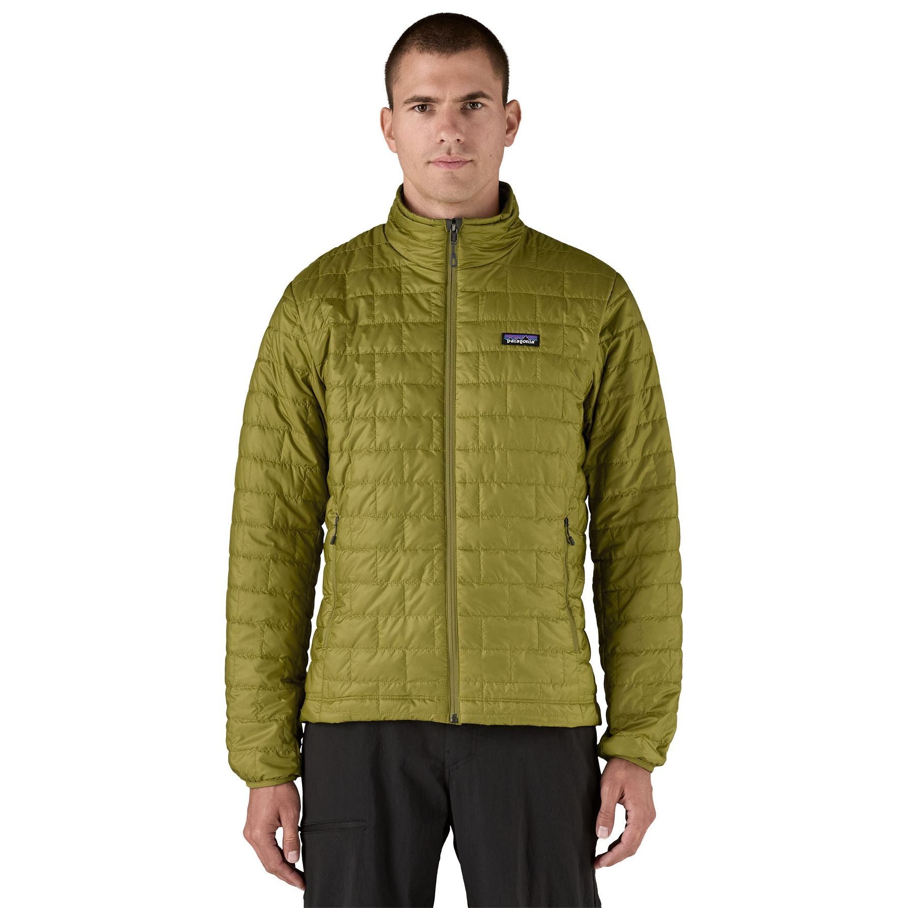 Patagonia Men's Nano Puff Jacket Graze Green Image 02
