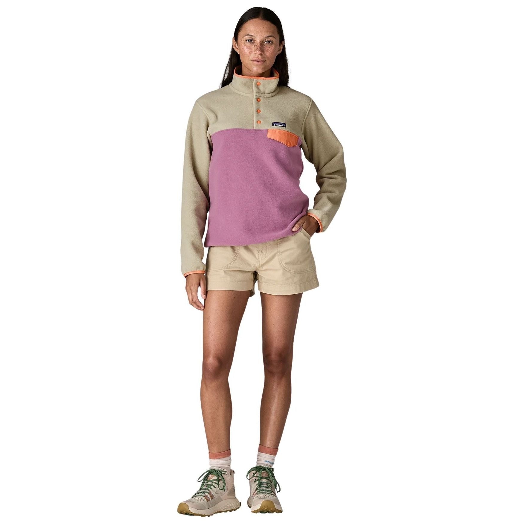 Patagonia Women's Lightweight Synch Snap-T Pullover Light Violet