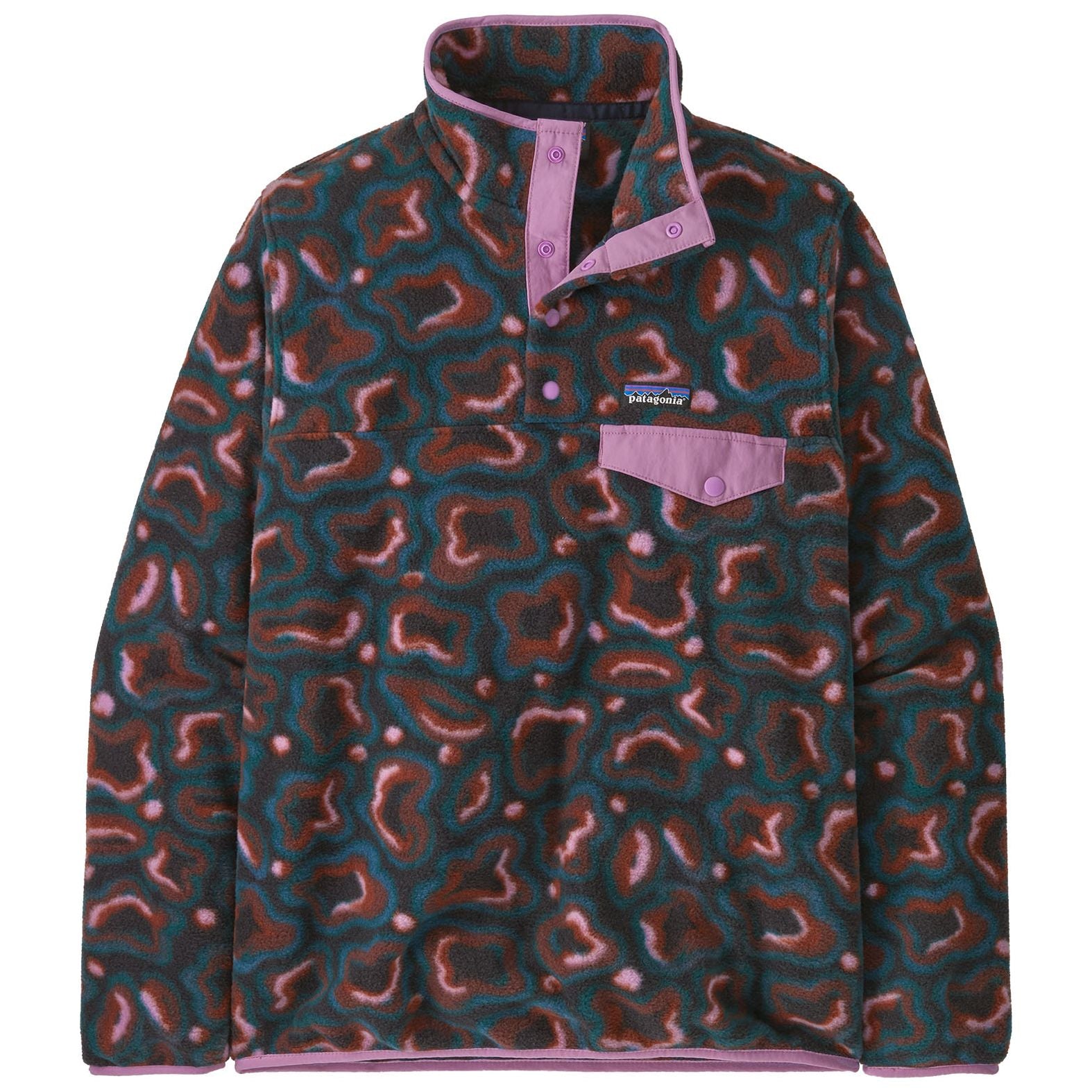 Patagonia Women's Lighweight Synchilla Snap-T Pullover Soft Spirea: Dried Vanilla Image 01