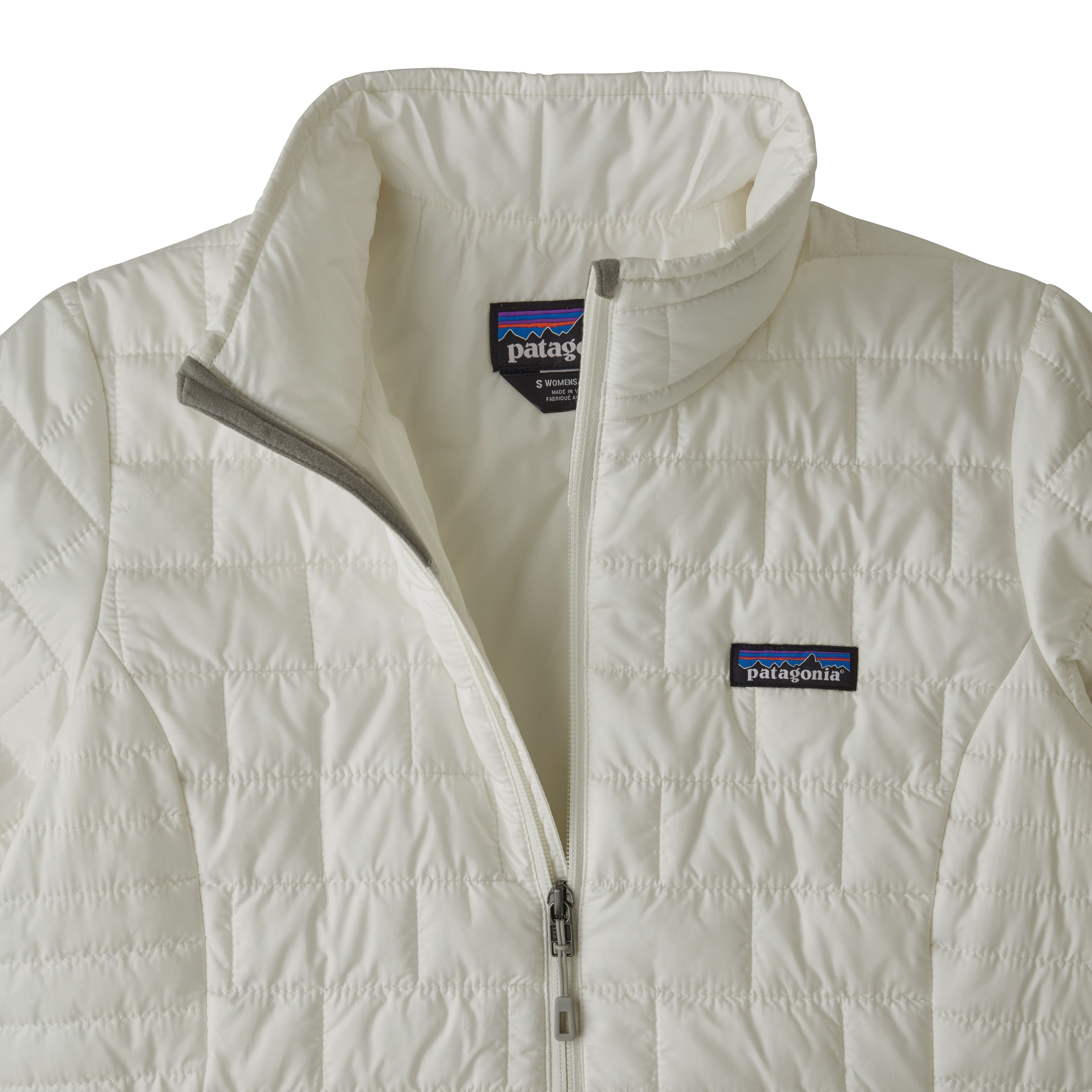 Patagonia Women's Nano Puff Jacket Birch White Image 02