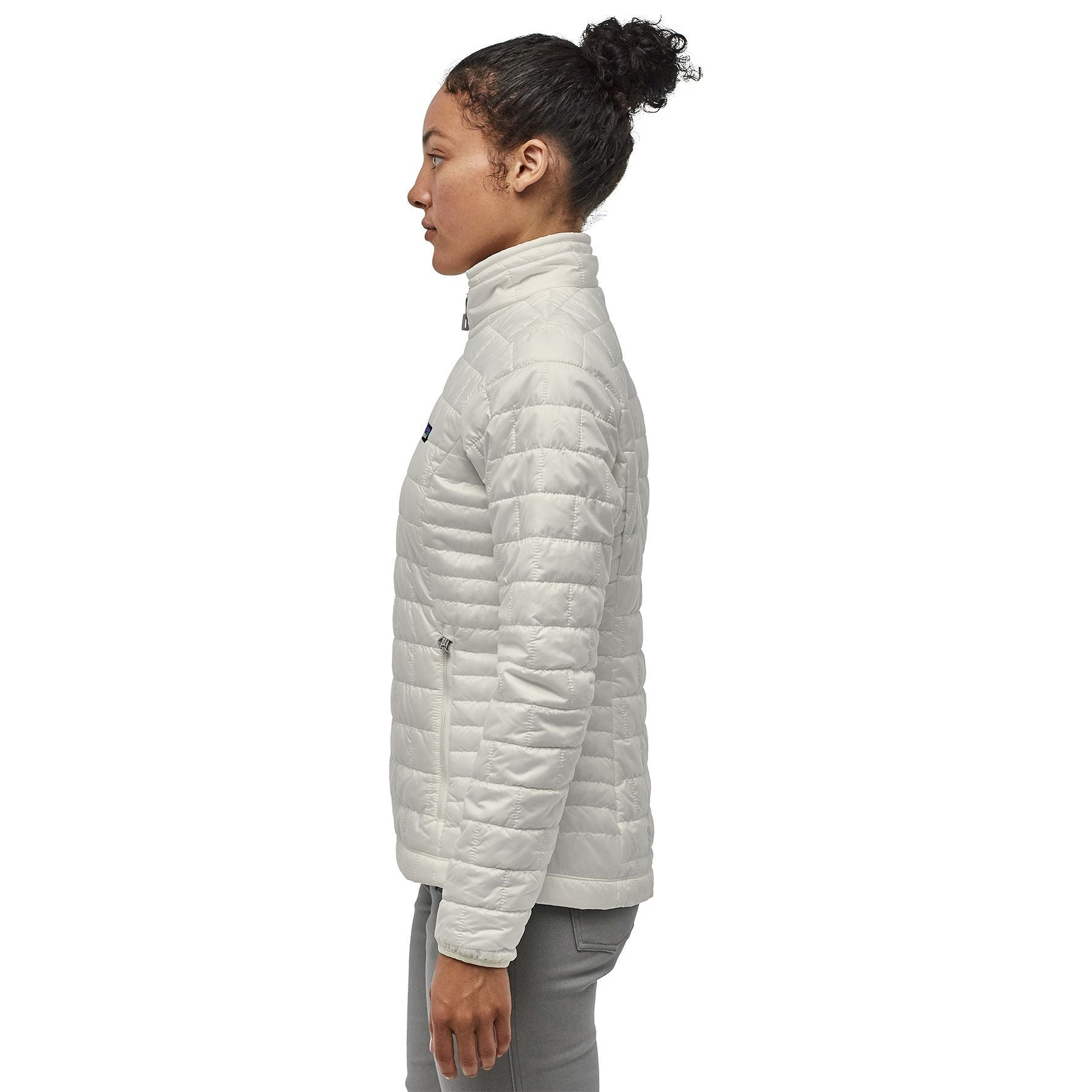 Patagonia Women's Nano Puff Jacket Birch White Image 04