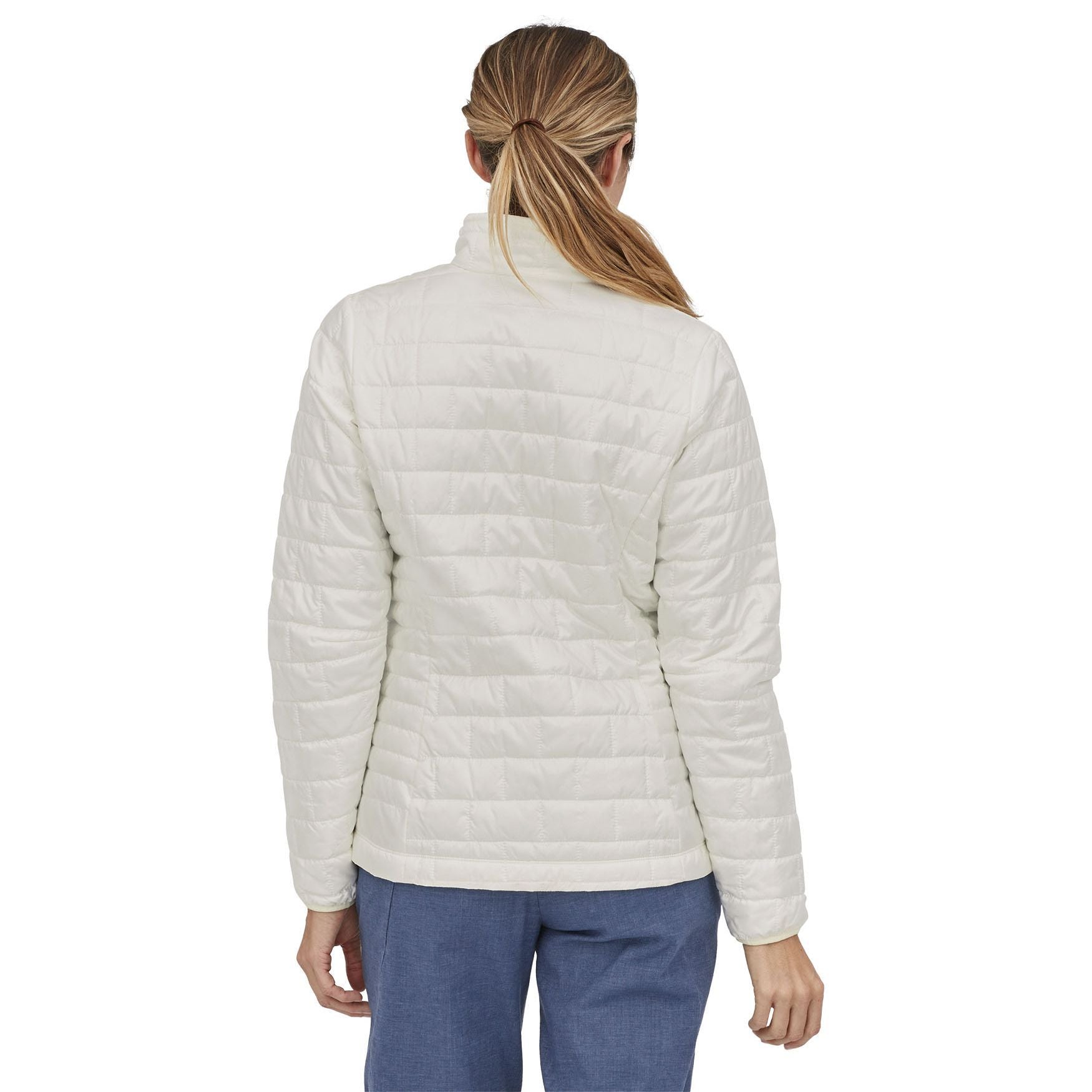 Patagonia Women's Nano Puff Jacket Birch White Image 06