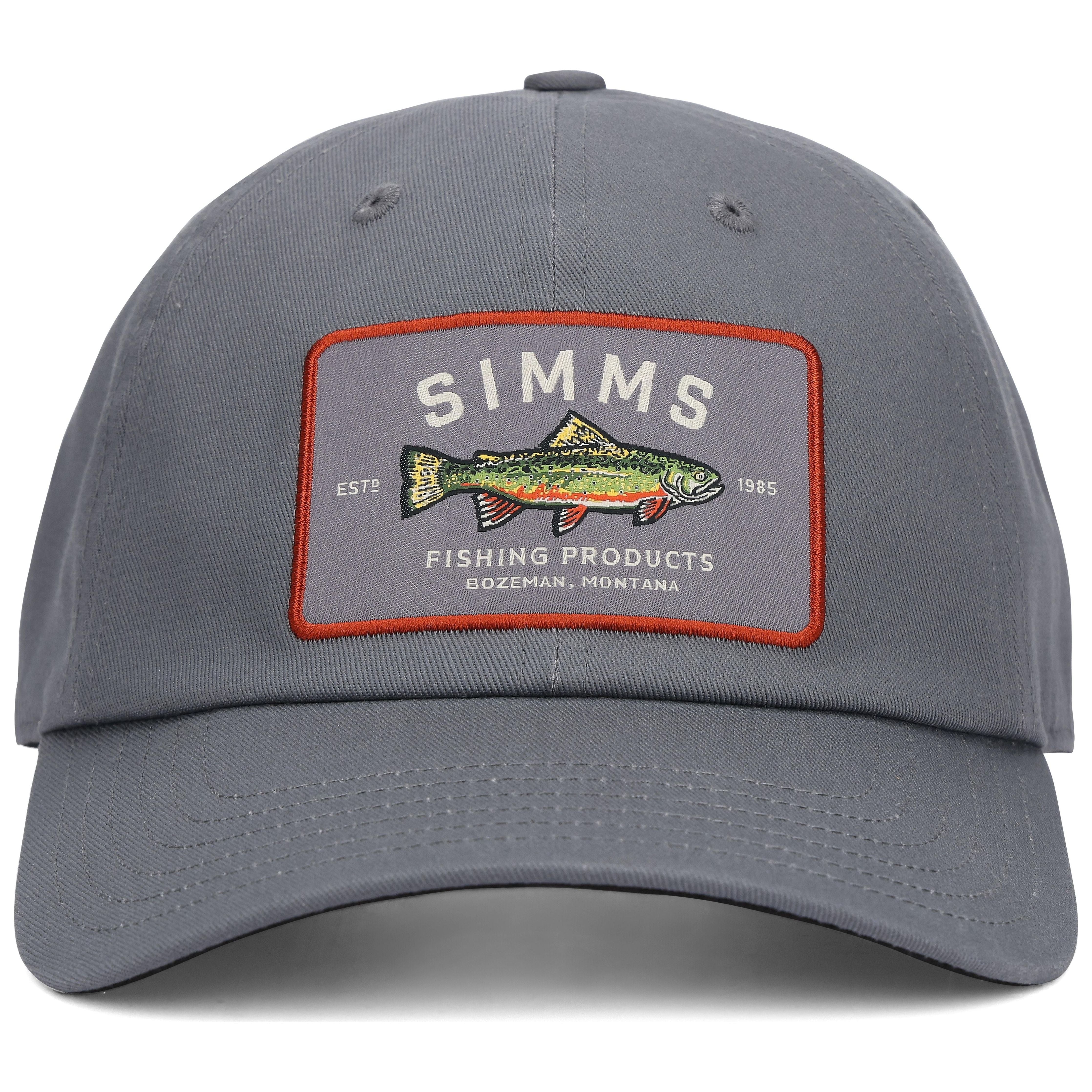 Simms Single Haul Cap Gunmetal Trout Image 01