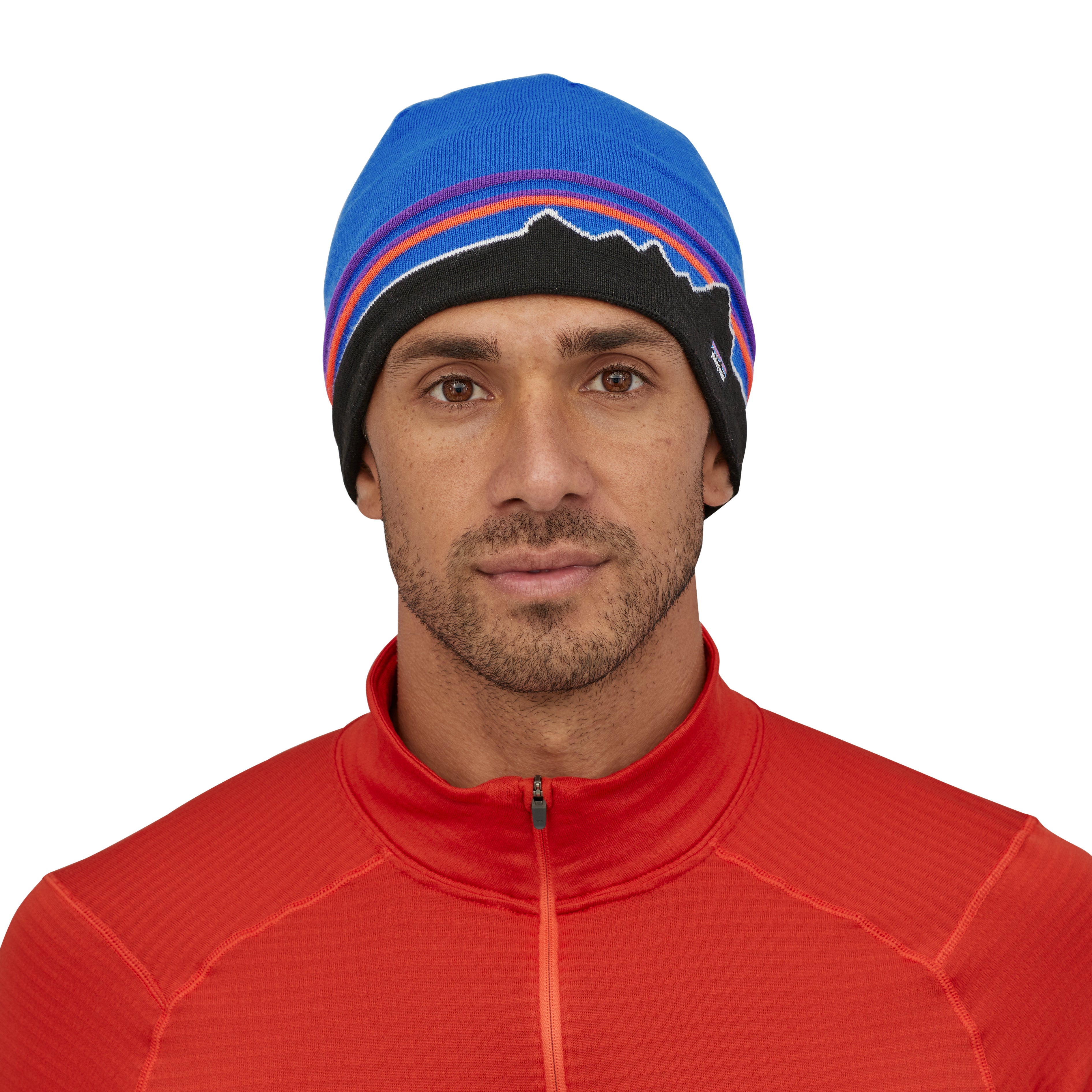 Patagonia Beanie Hat Classic Fitz Roy: Andes Blue Image 03