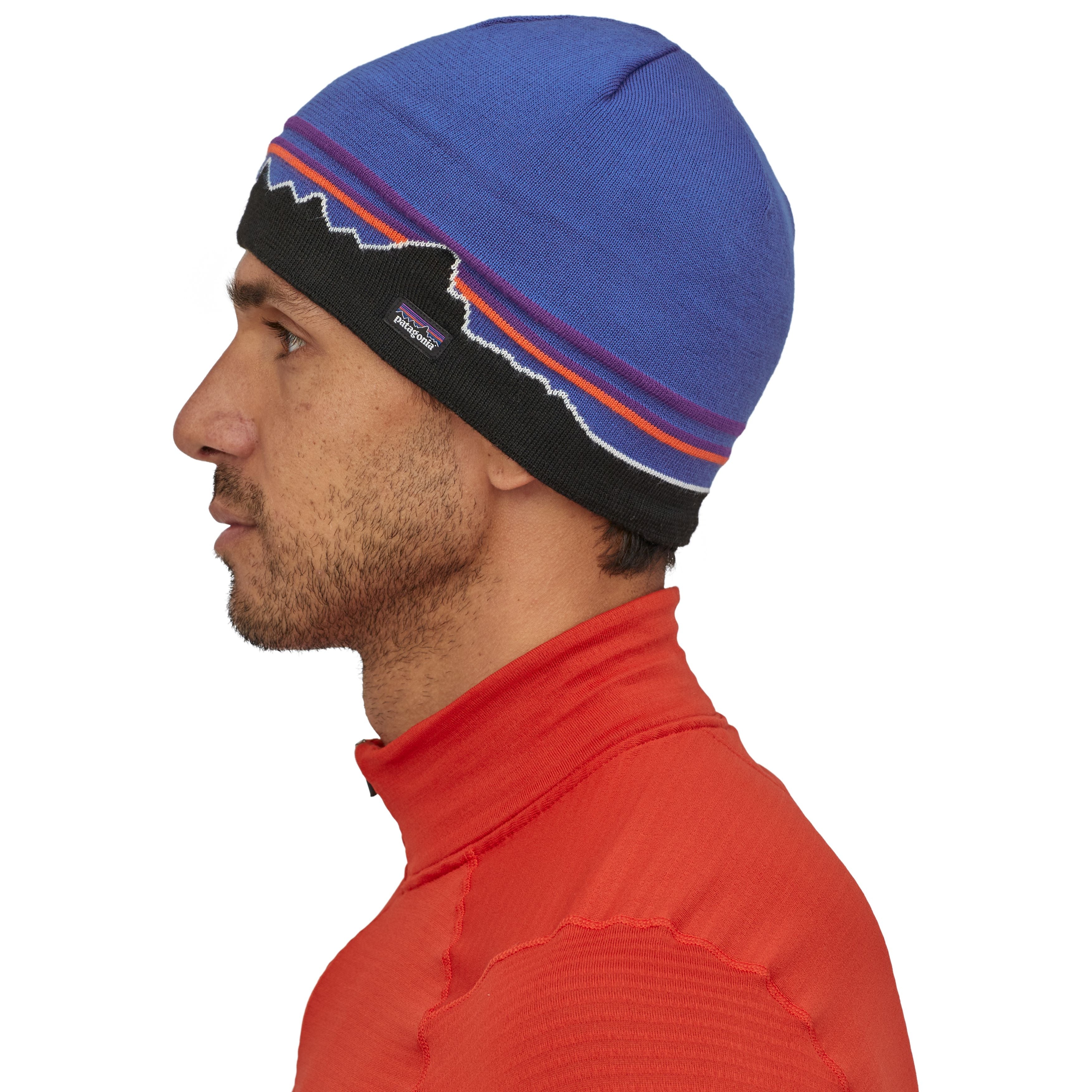 Patagonia Beanie Hat Classic Fitz Roy: Andes Blue Image 04