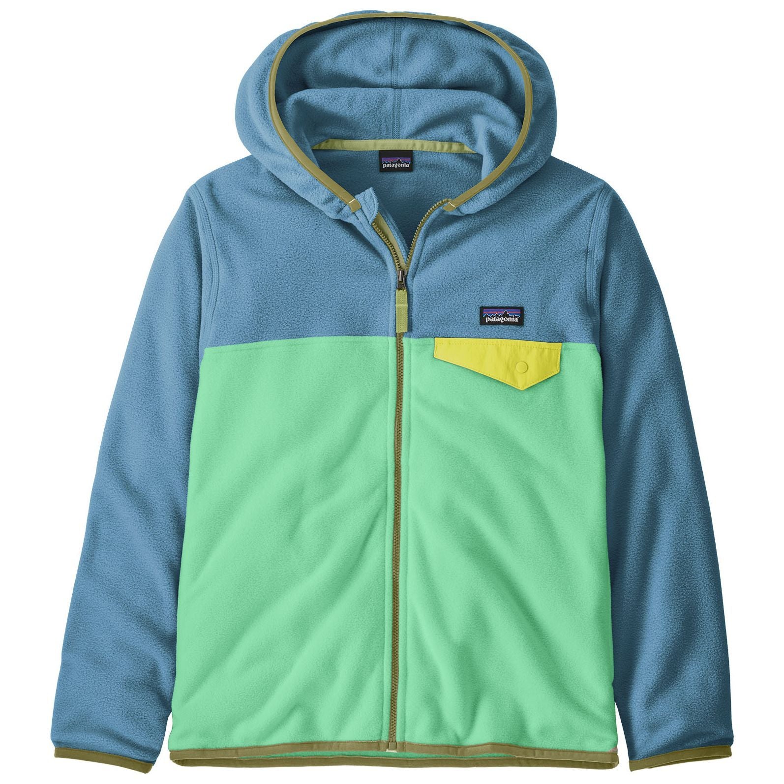 Patagonia Kid's Micro D Snap-T Jacket Early Teal with Shore Blue