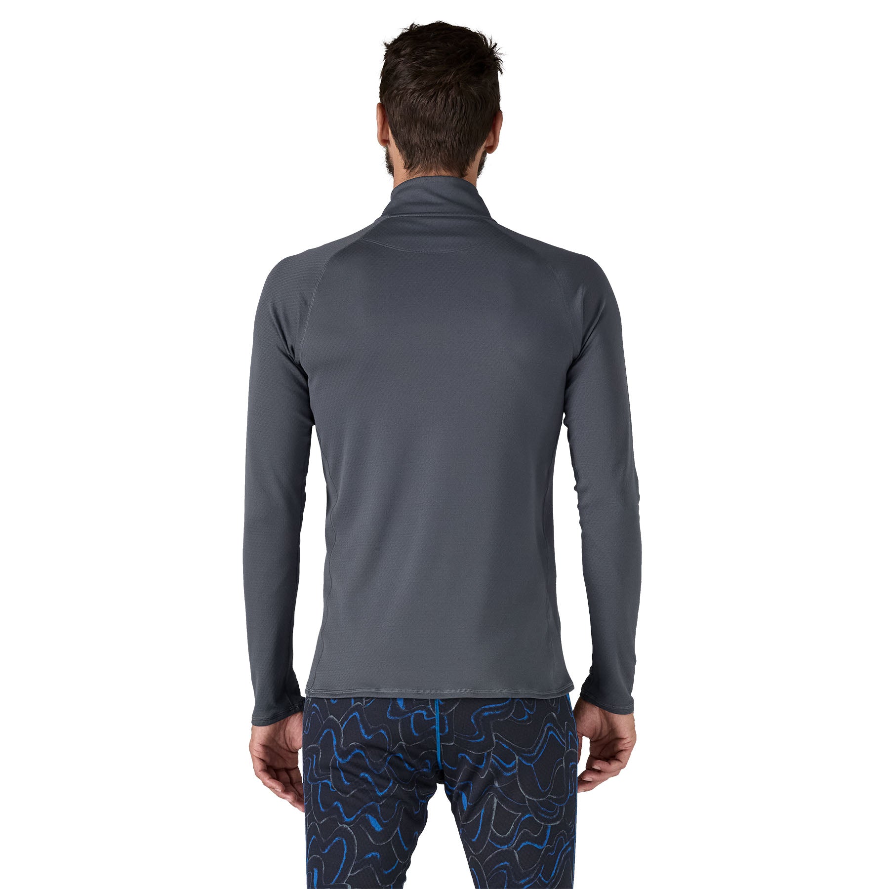 Patagonia Men's Capilene Midweight Zip-Neck Smolder Blue Image 03