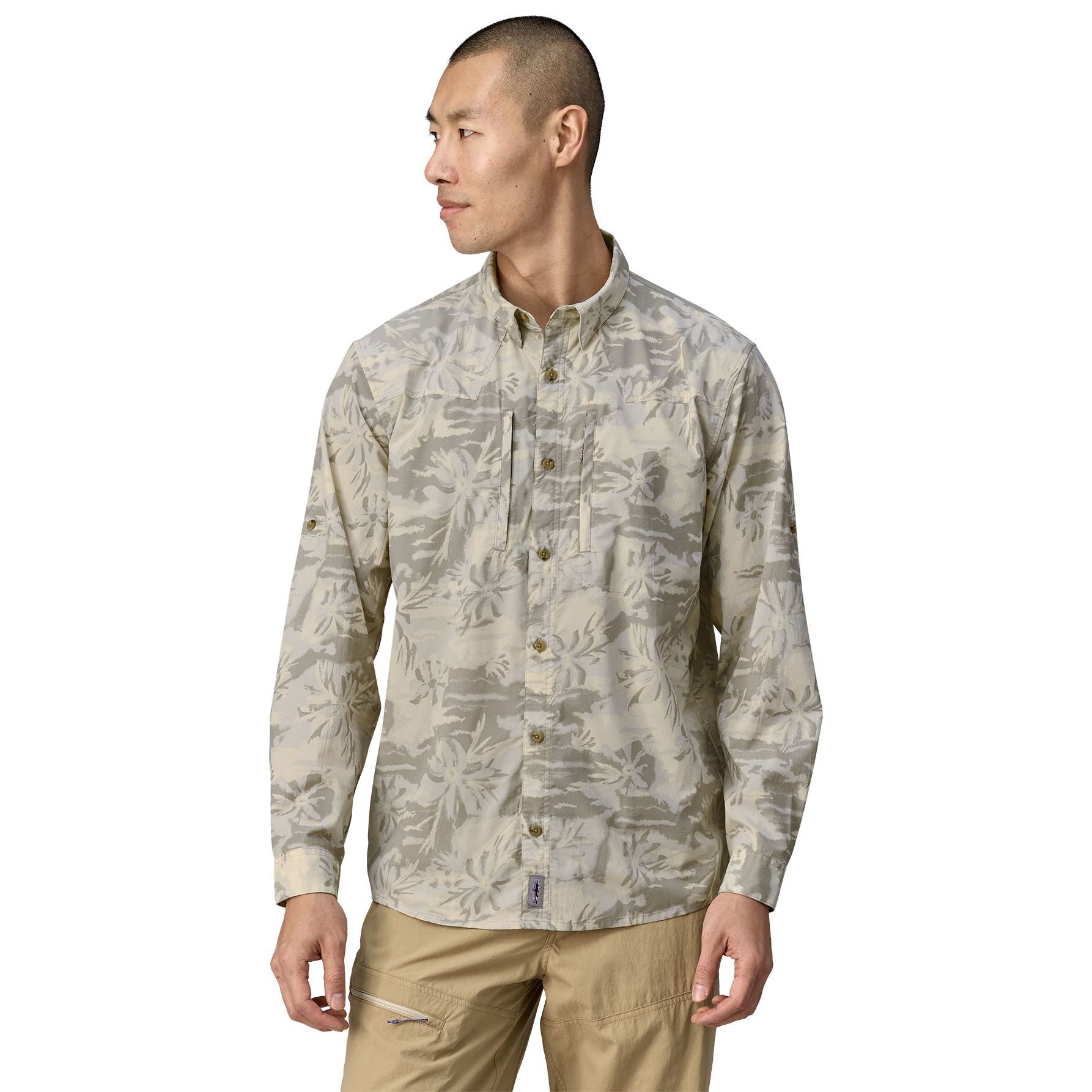 Patagonia Sun Stretch Shirt LS Cliffs and Waves: Natural Image 02