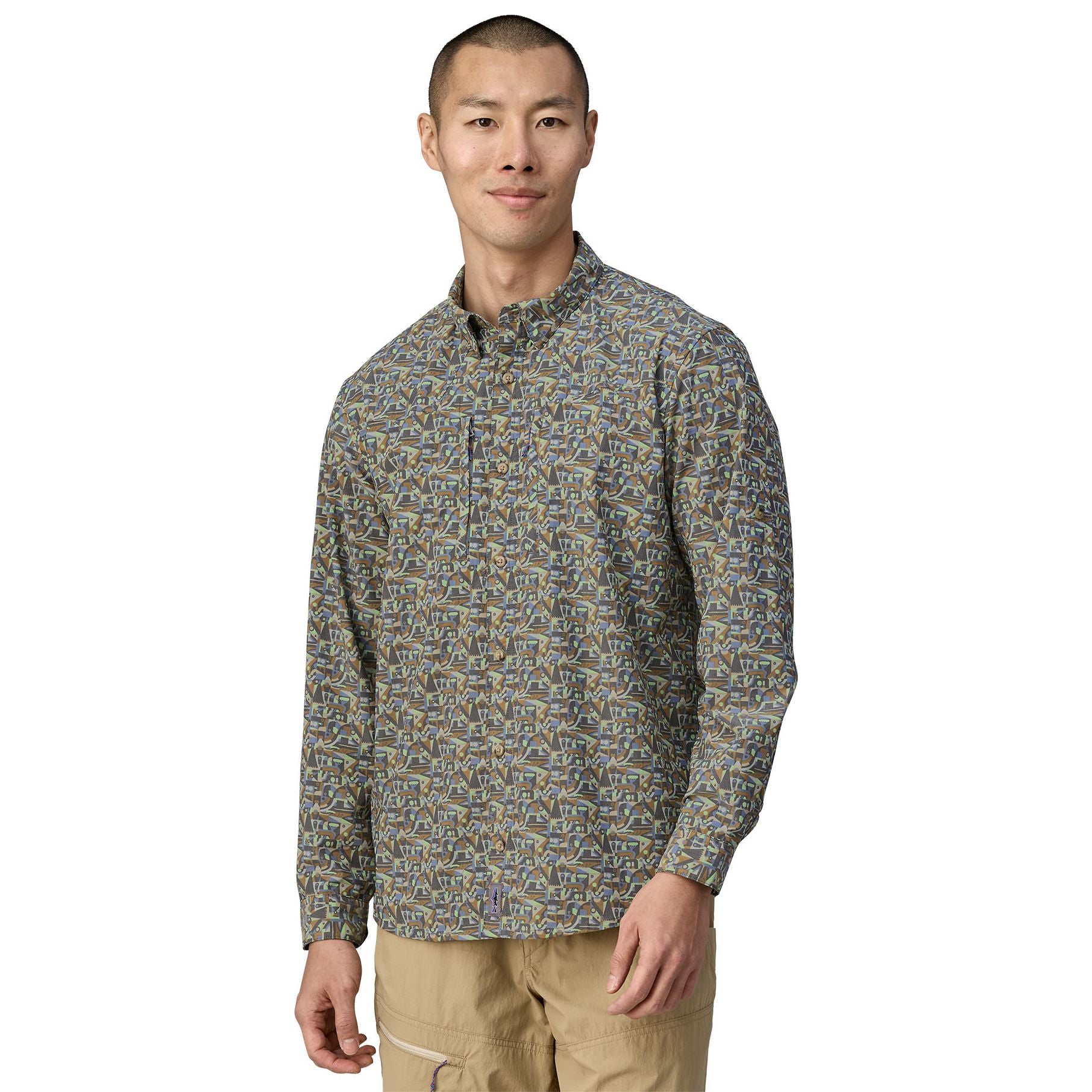 Patagonia Sun Stretch Shirt LS Lose Yourself: Utility Blue Image 02