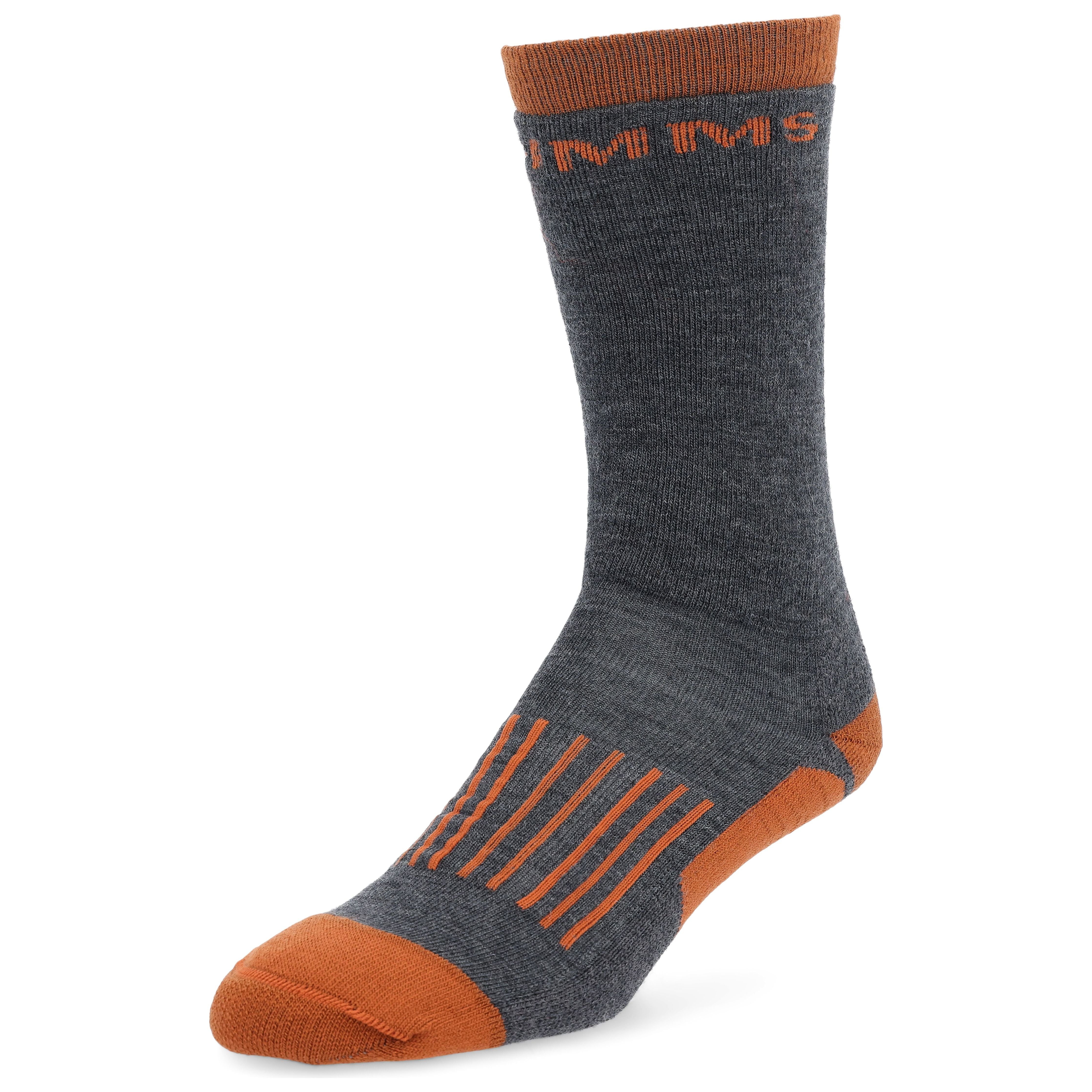 Simms Merino Midweight Hiker Sock Flame Image 01