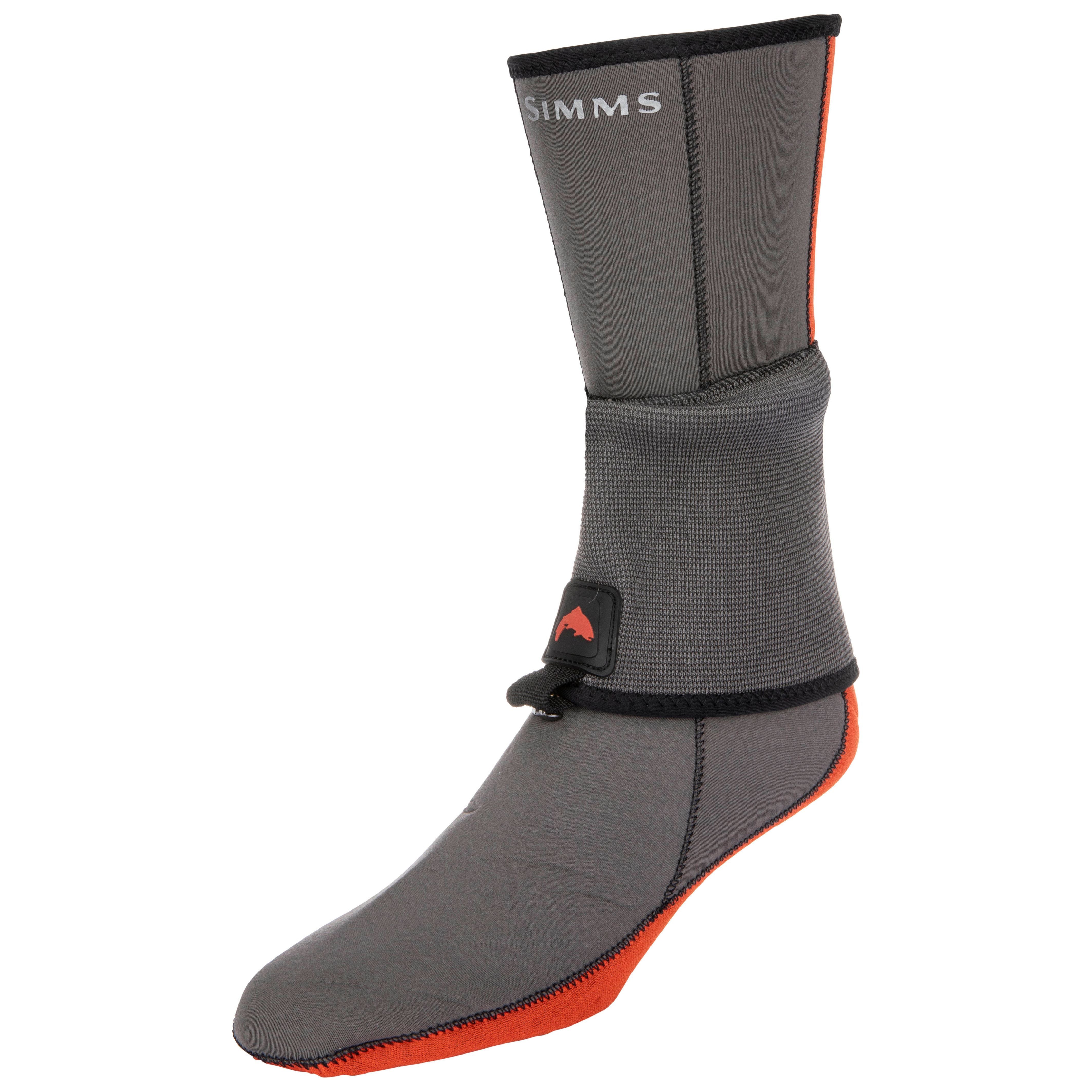 Simms Flyweight Neoprene Wet Wading Socks Pewter Image 01