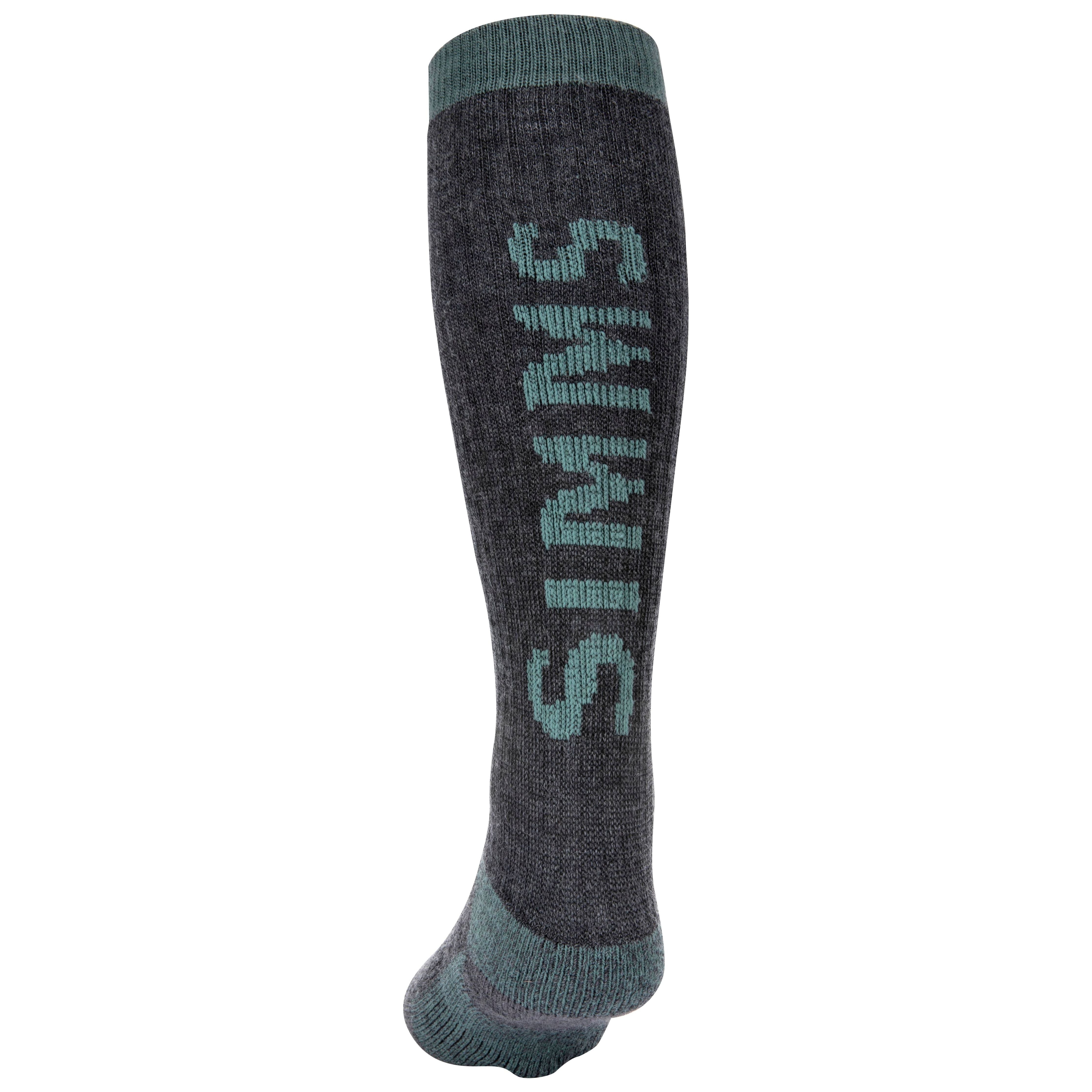 Simms Women's Merino Thermal OTC Socks Seafoam Image 02