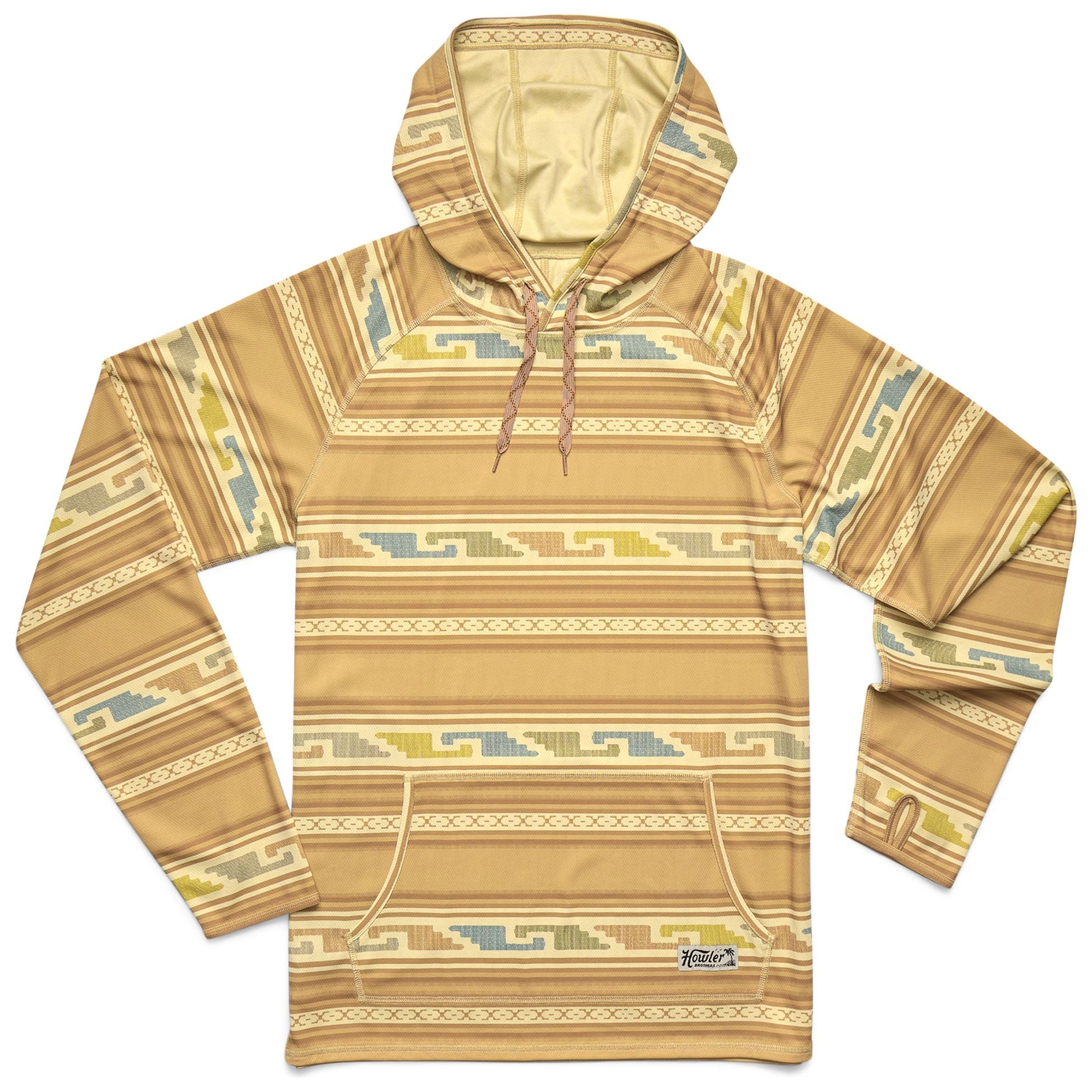 Howler Brothers Loggerhead Hoodie Temple Tracks : Camel Image 01