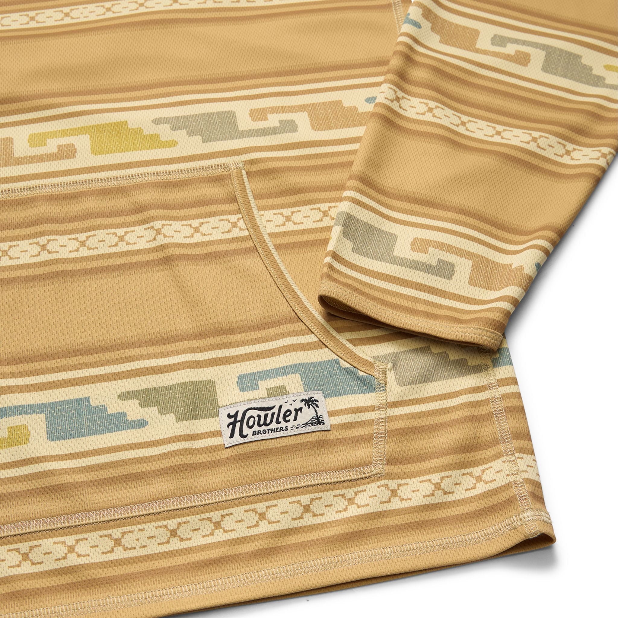 Howler Brothers Loggerhead Hoodie Temple Tracks : Camel Image 04