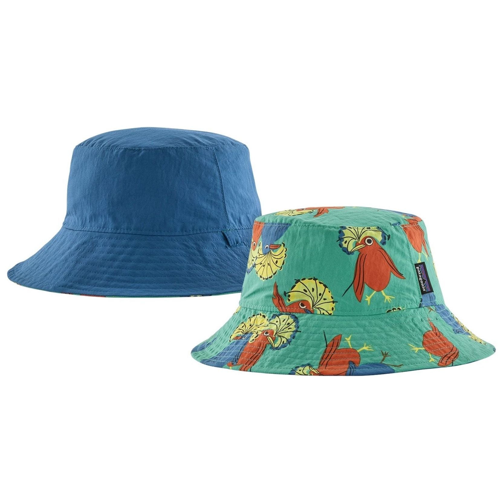 Patagonia Baby Sun Bucket Hat Royal Fren: Aqua Stone