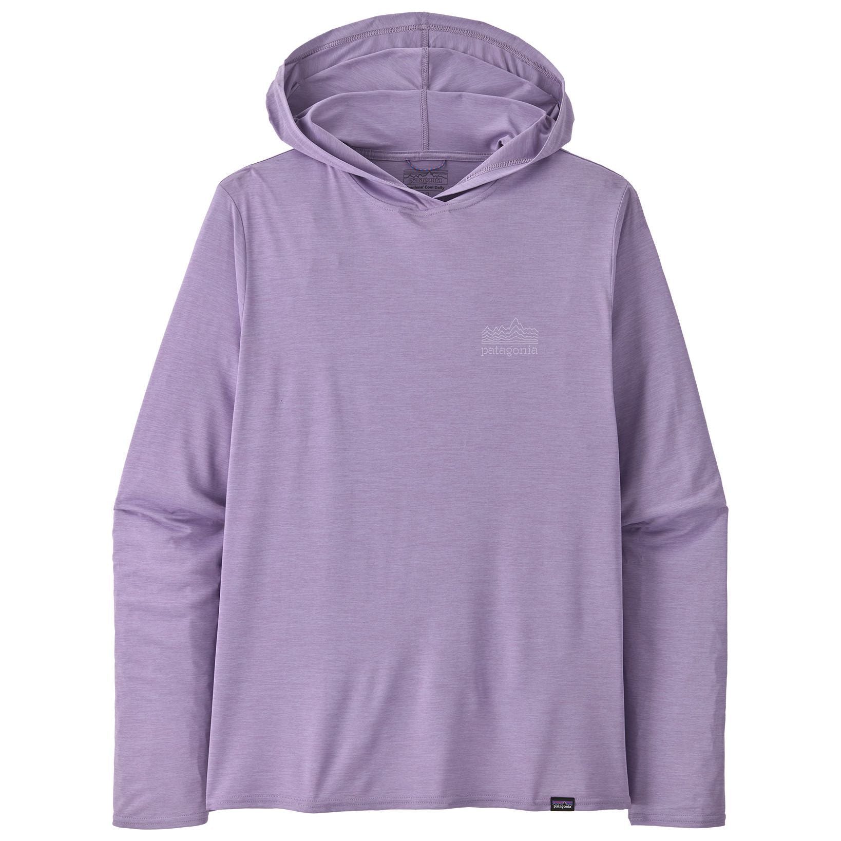 Patagonia Men's Capilene Cool Daily Graphic Hoody Strataspire: Concrete Purple X-Dye Image 02