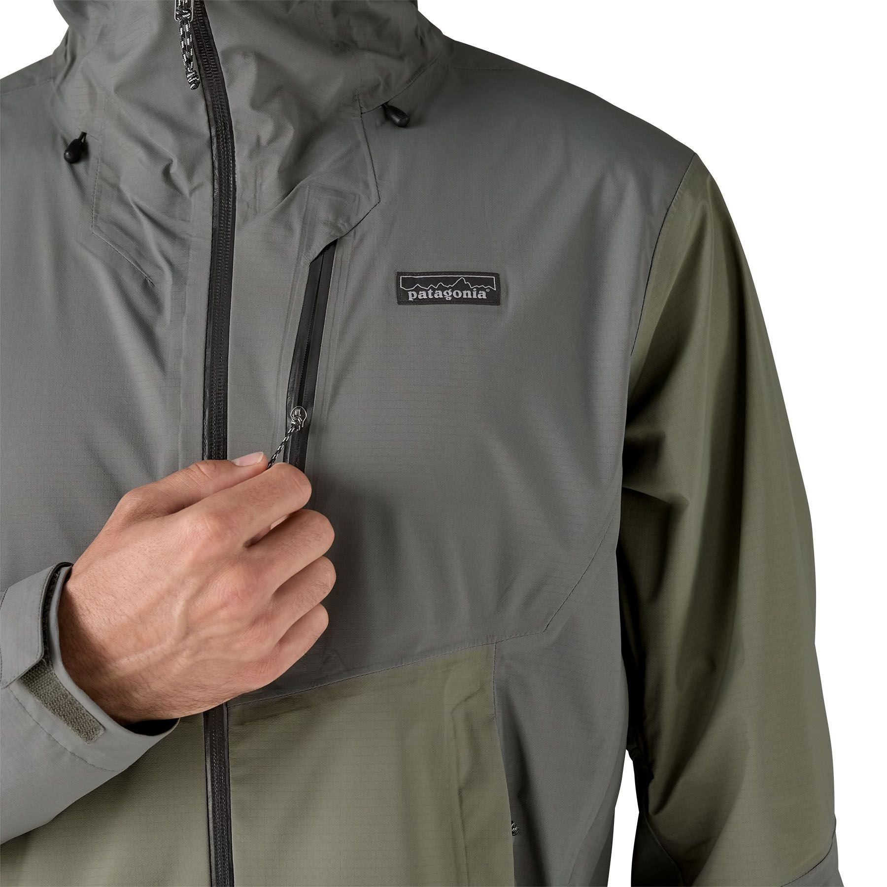 Patagonia Men's Granite Crest Rain Jacket River Rock Green Image 09
