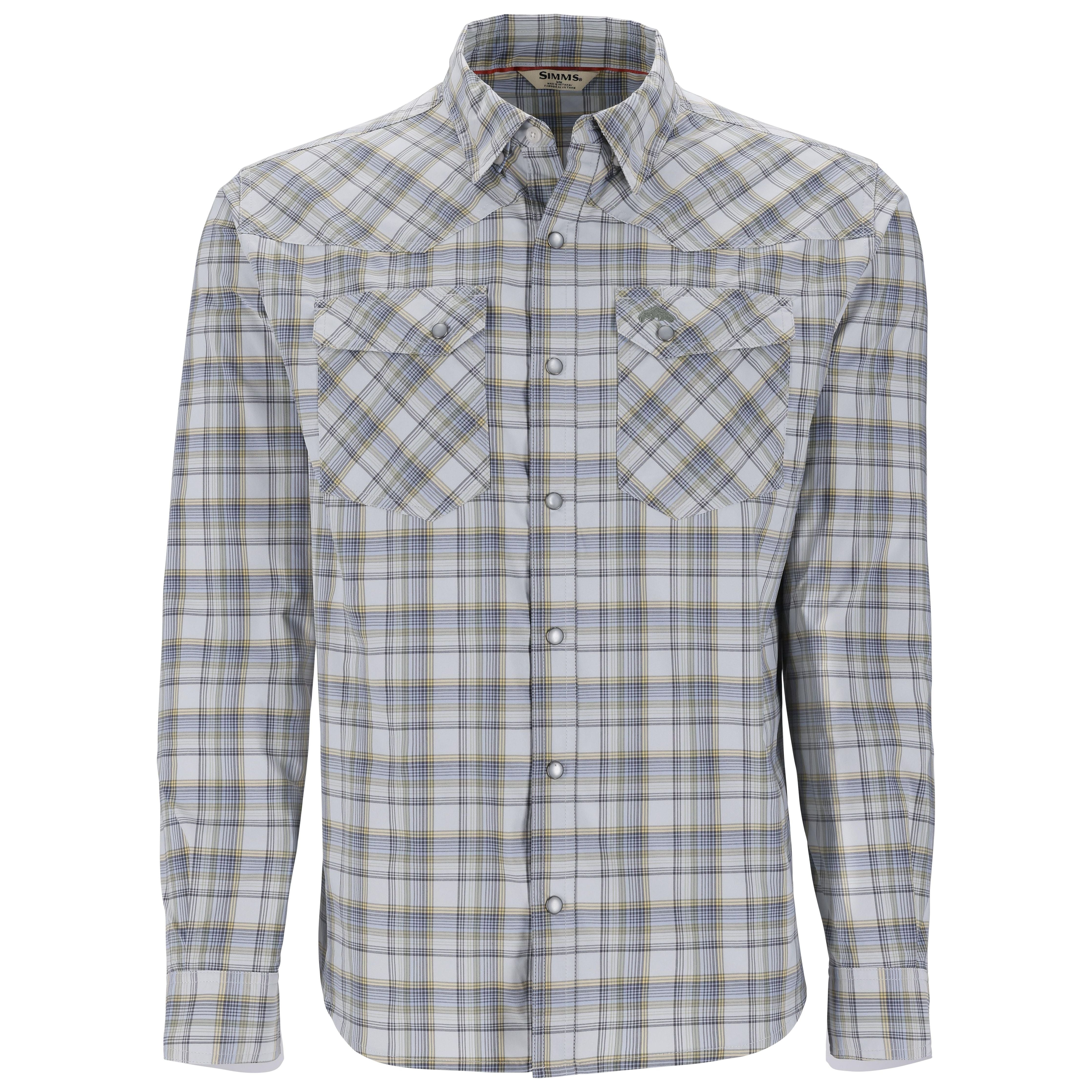 Simms Men's Brackett LS Shirt Sterling Brackett Image 01