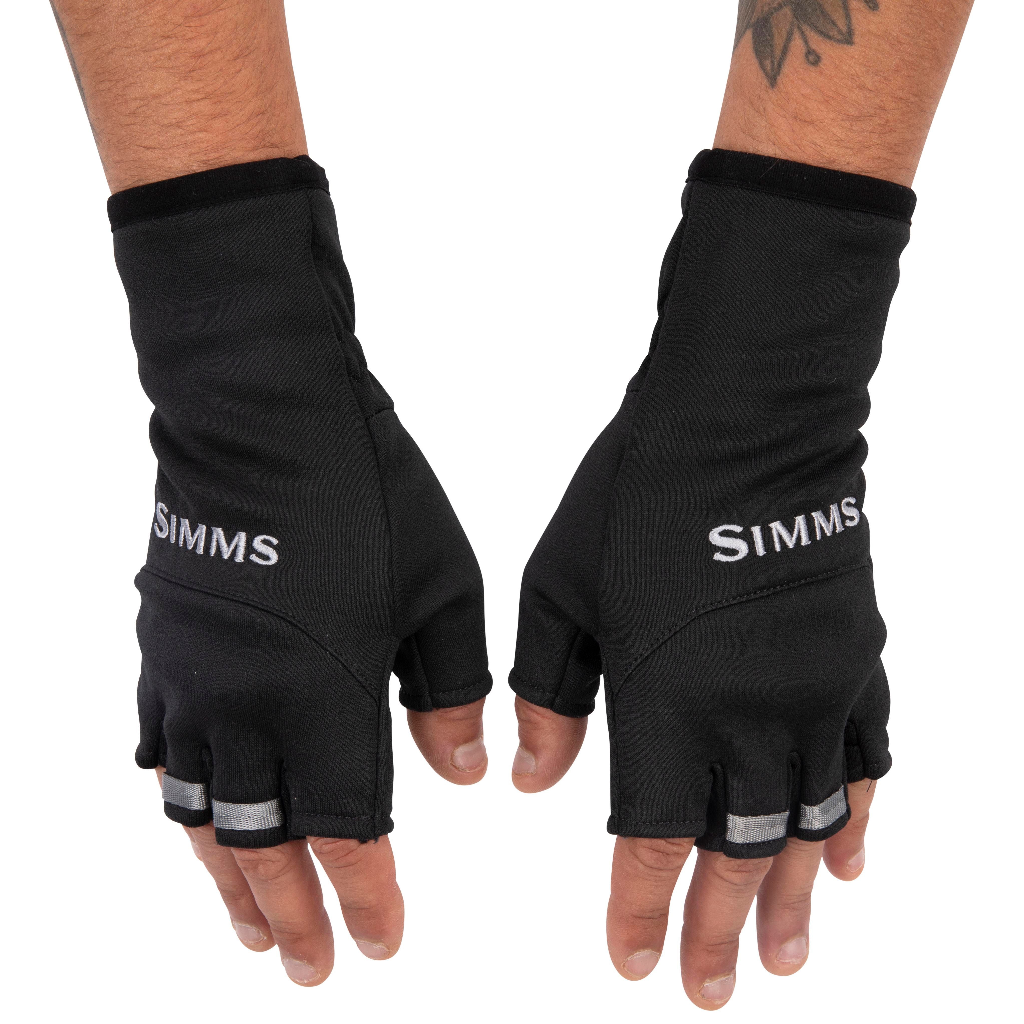 Simms Freestone Half-Finger Glove Black Image 03