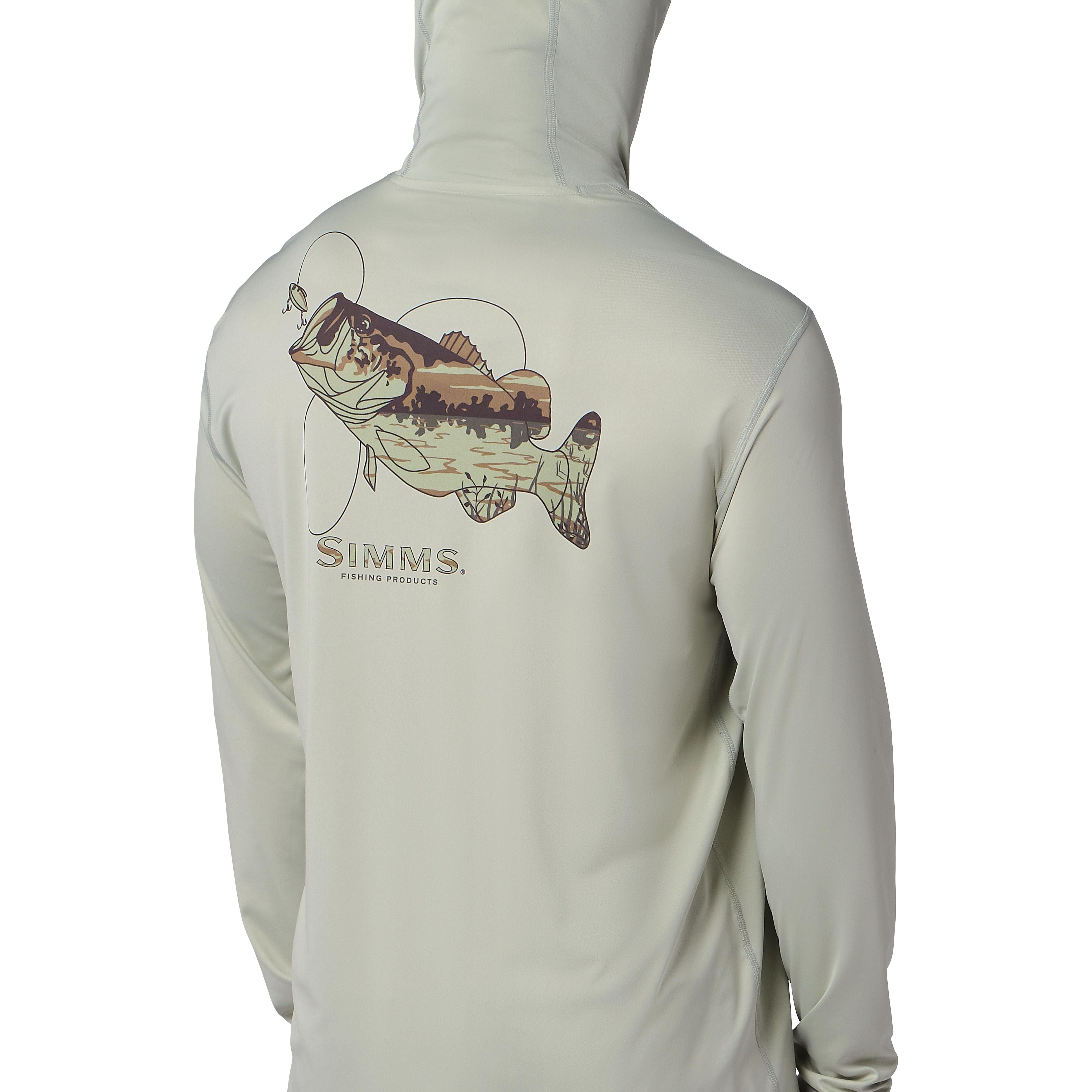 Simms Men's Tech Hoody - Artist Series Overcast Explorer Image 04
