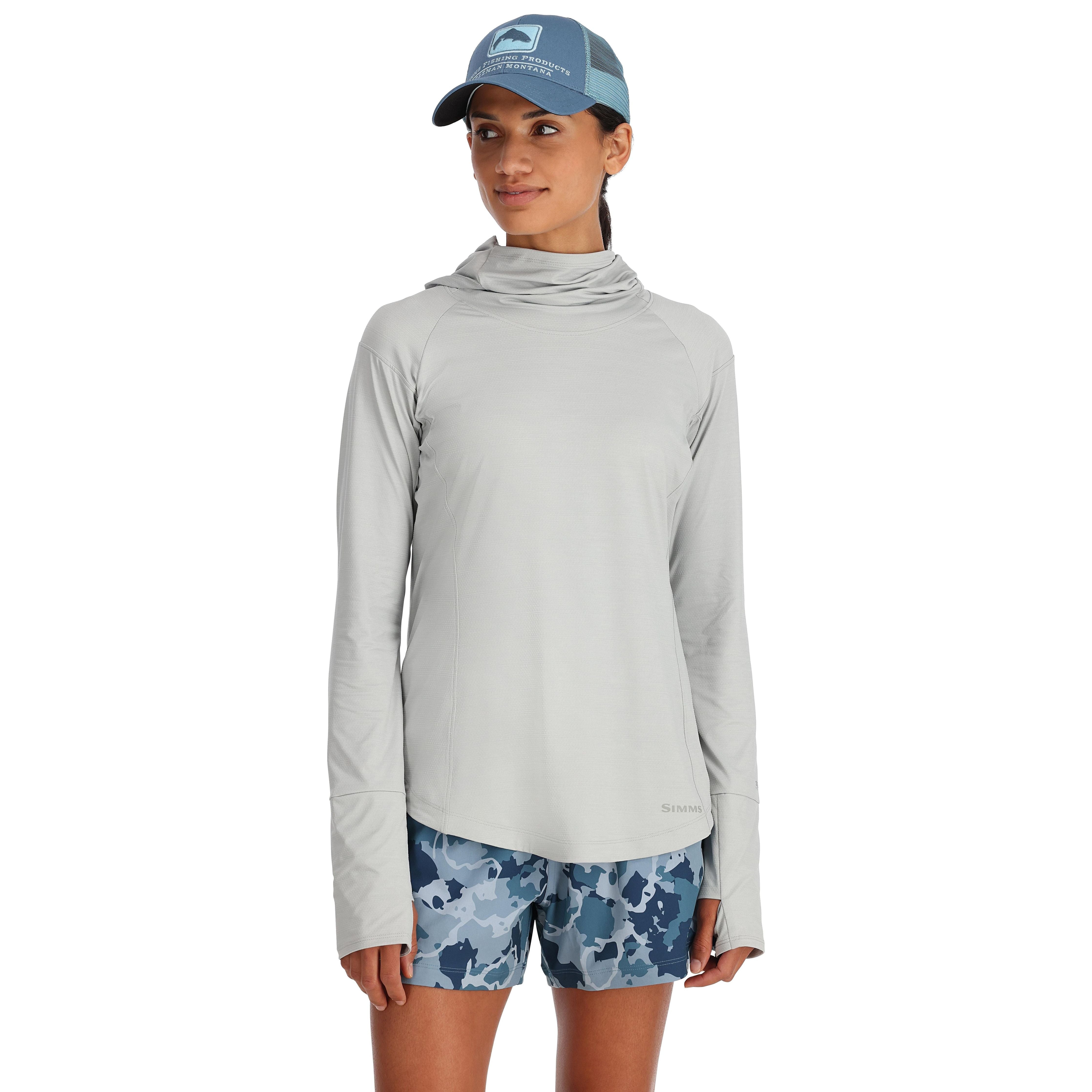 Simms Women's SolarFlex Cooling Hoody Sterling Image 02