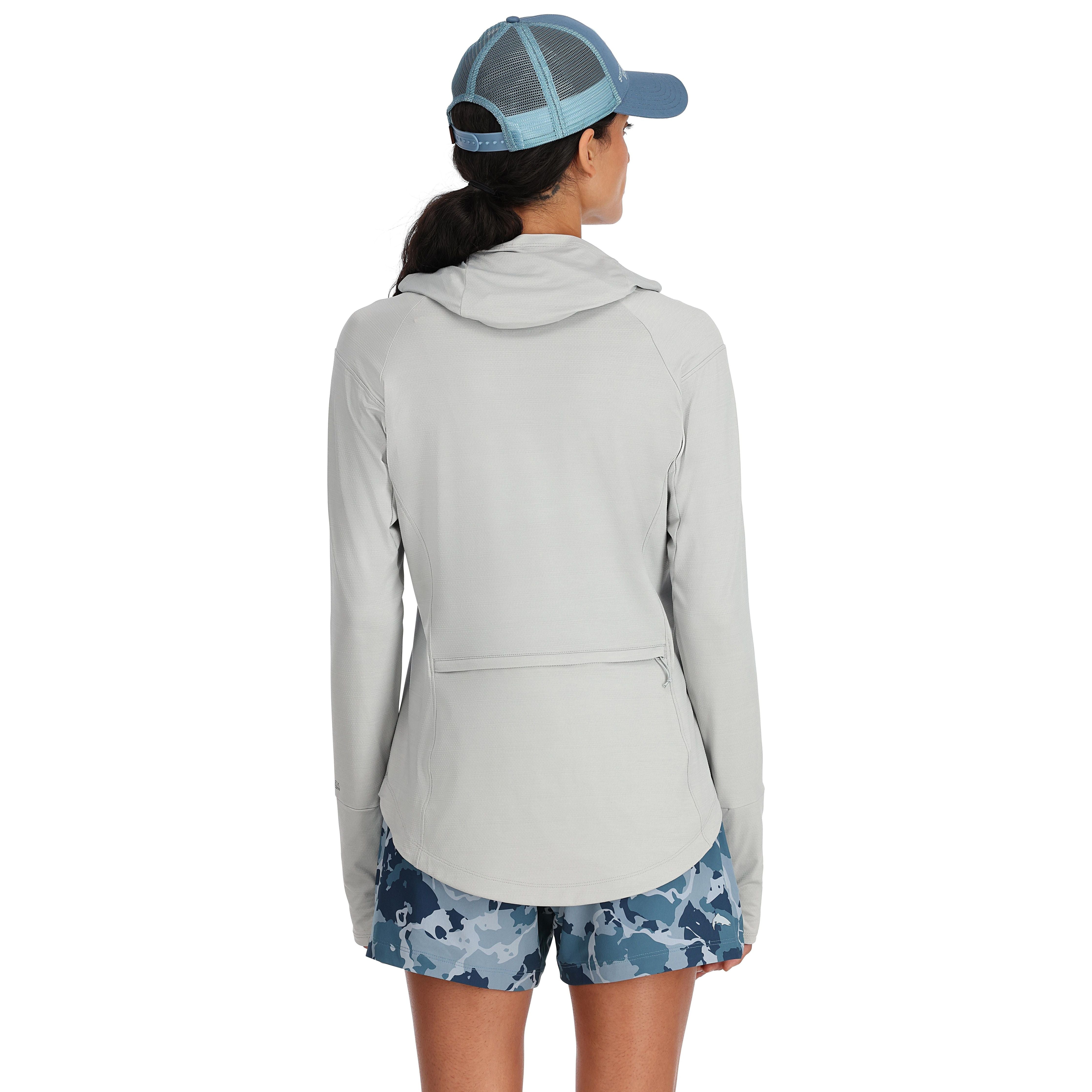 Simms Women's SolarFlex Cooling Hoody Sterling Image 03