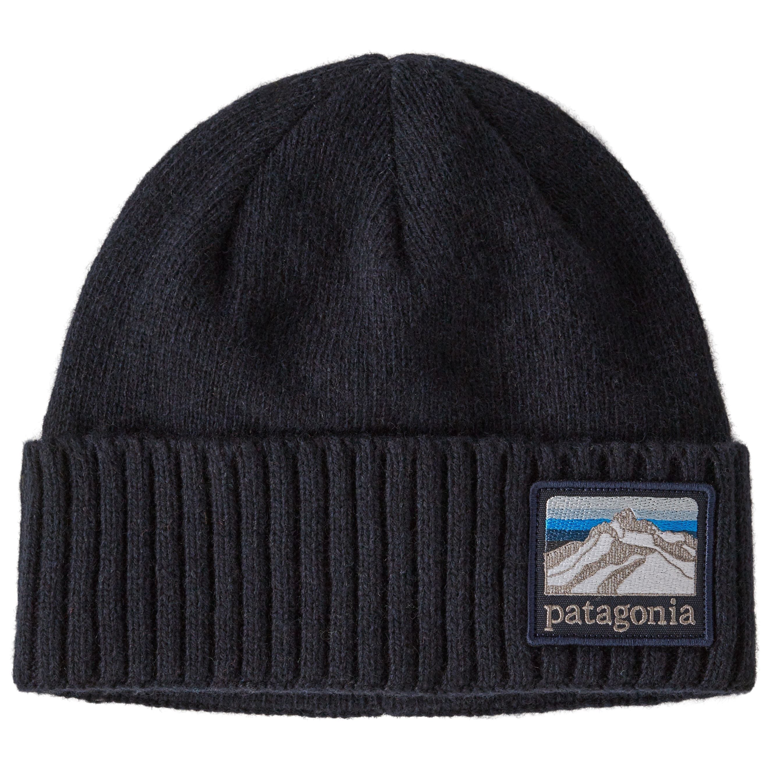 Patagonia Brodeo Beanie Line Logo Ridge: Classic Navy Default Title Image 01