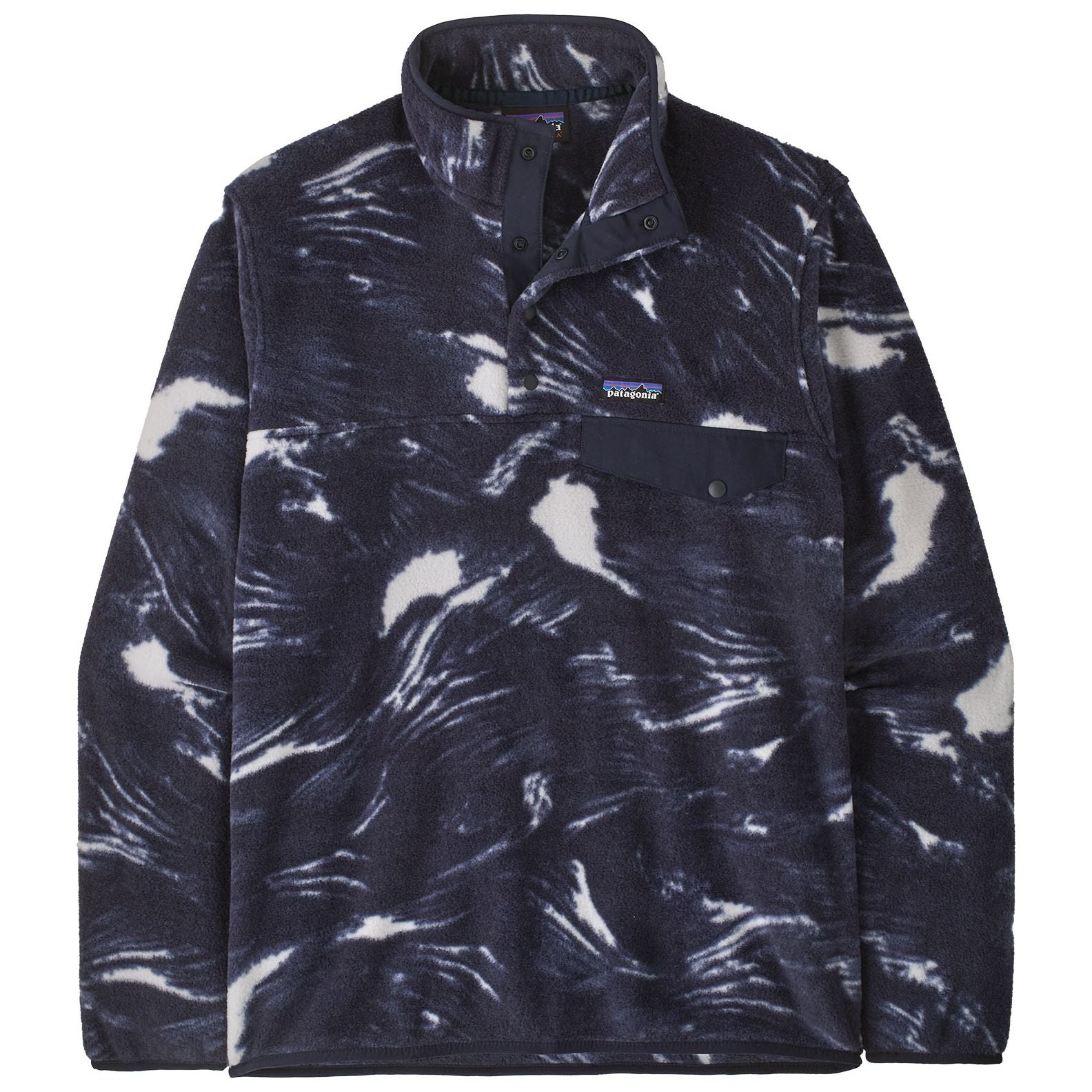 Patagonia Men's Lightweight Synch Snap-T Pullover Polar Breeze: Sunken Blue Image 01