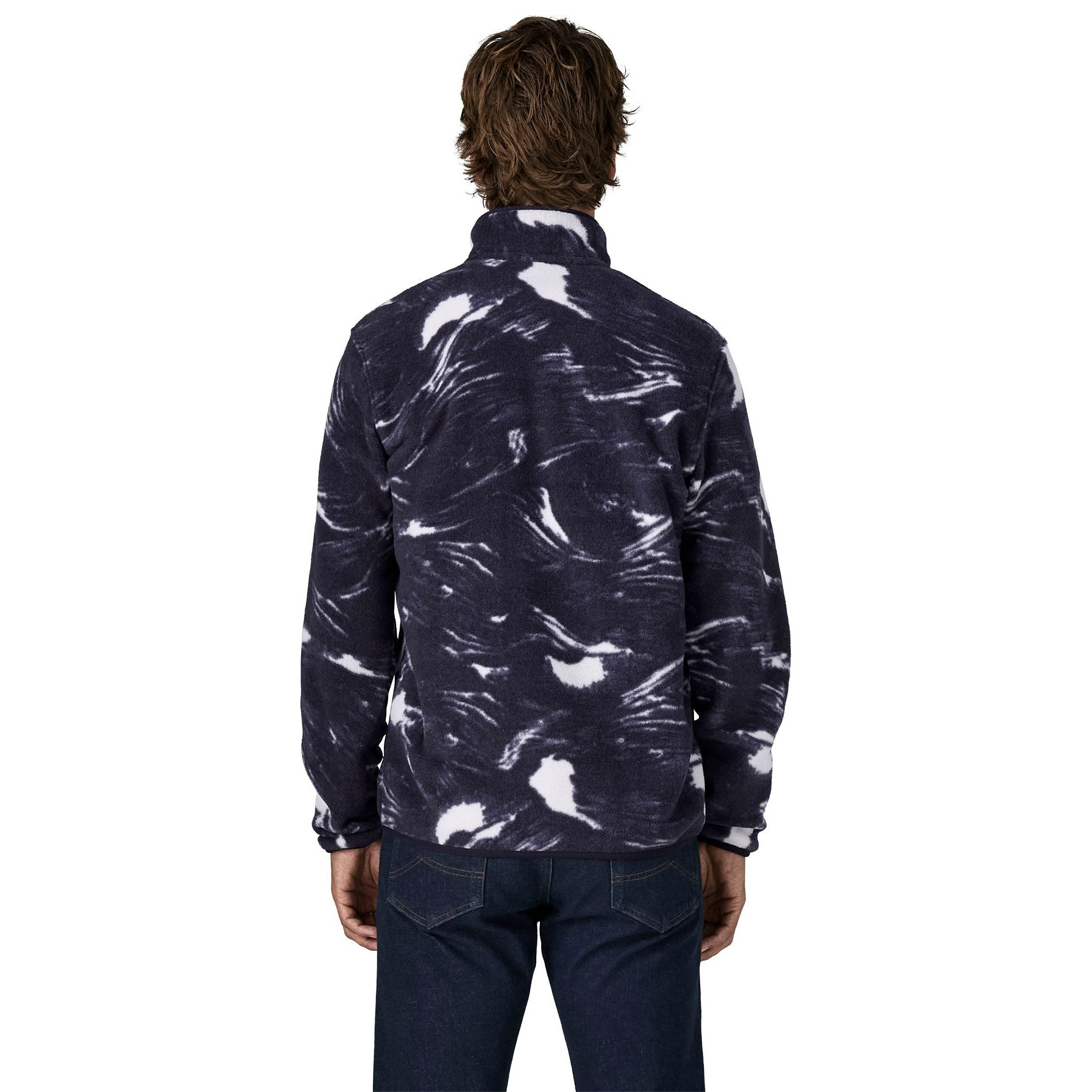 Patagonia Men's Lightweight Synch Snap-T Pullover Polar Breeze: Sunken Blue Image 04