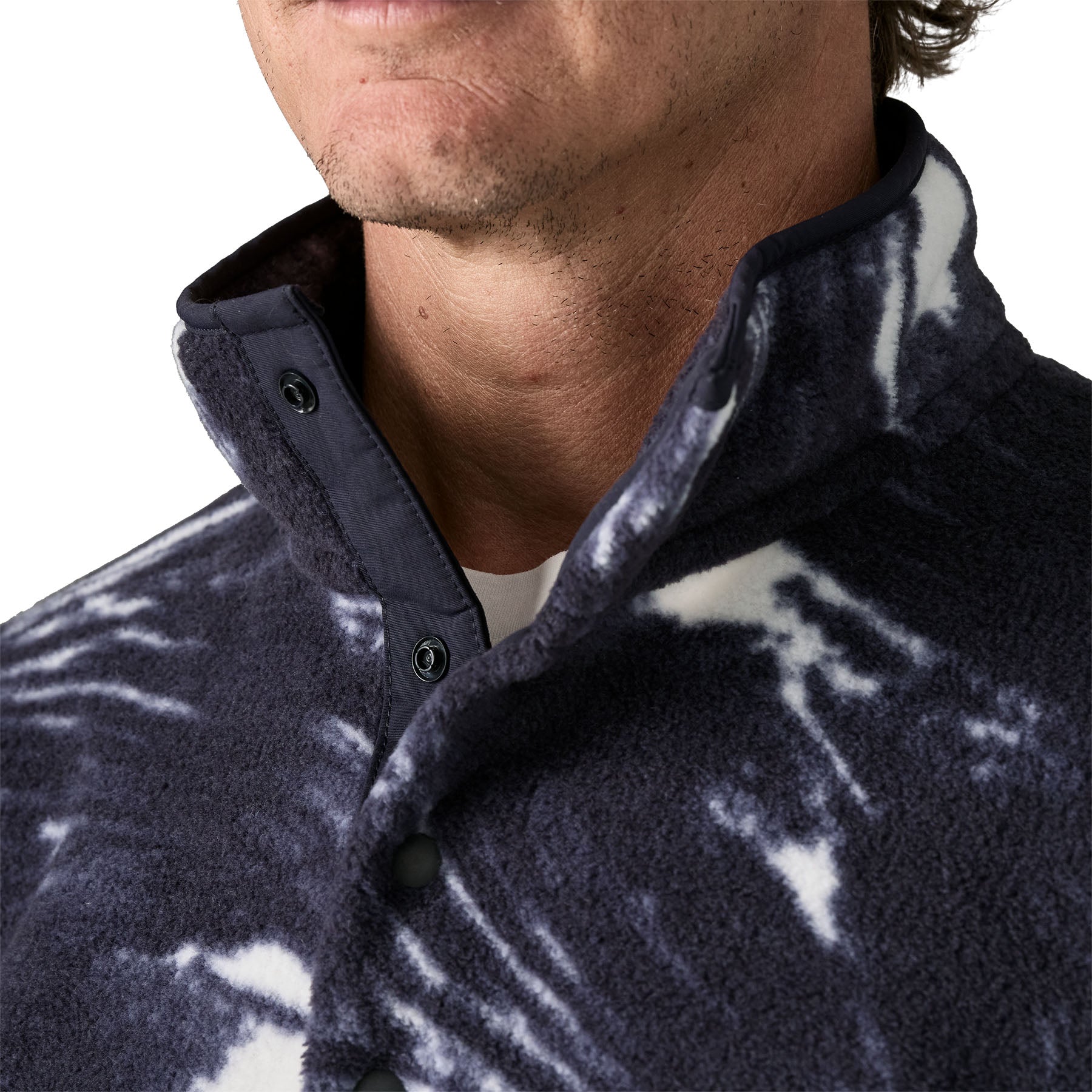 Patagonia Men's Lightweight Synch Snap-T Pullover Polar Breeze: Sunken Blue Image 05