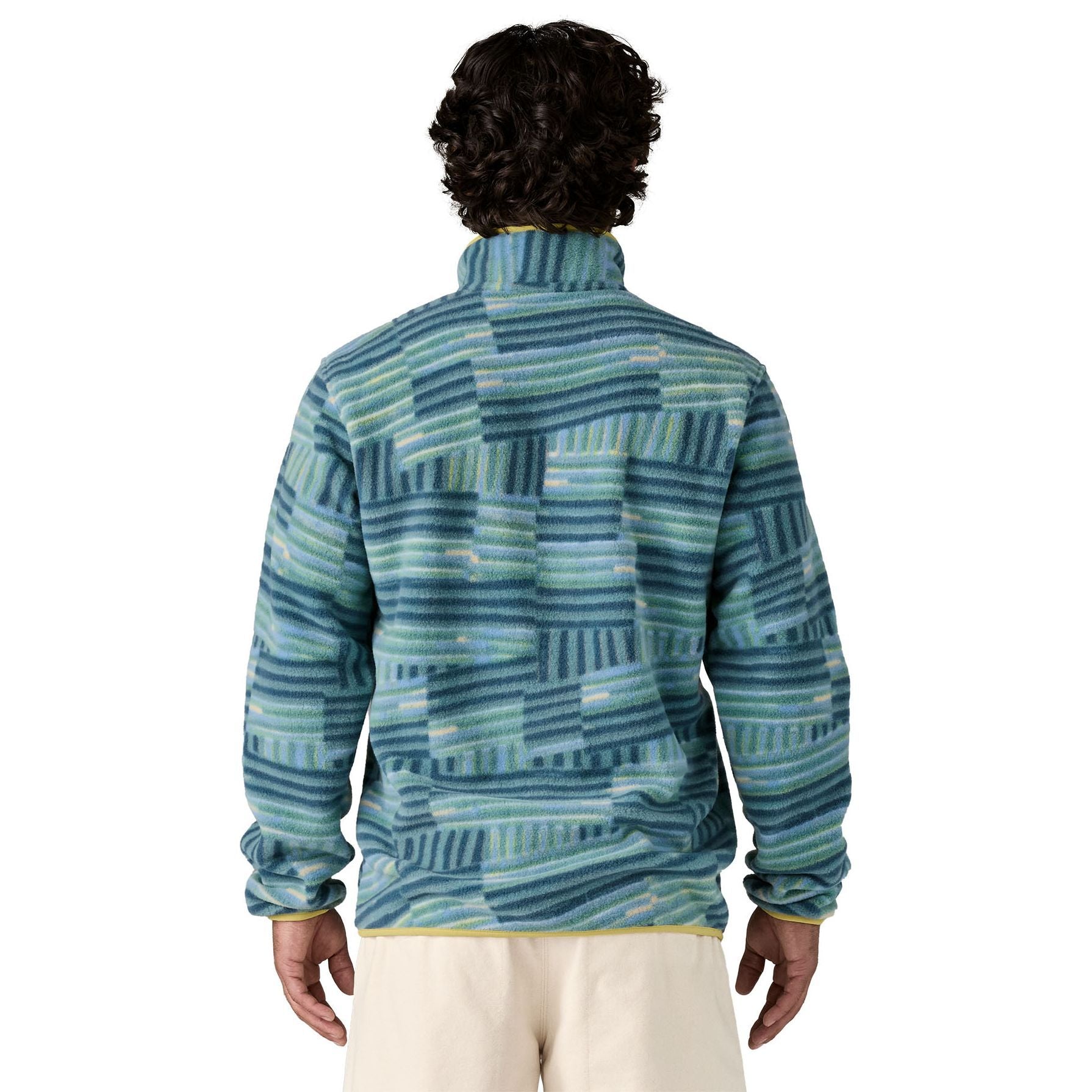 Patagonia Men's Lightweight Synch Snap-T Pullover Quilty Fitz: Wetland Blue Image 03