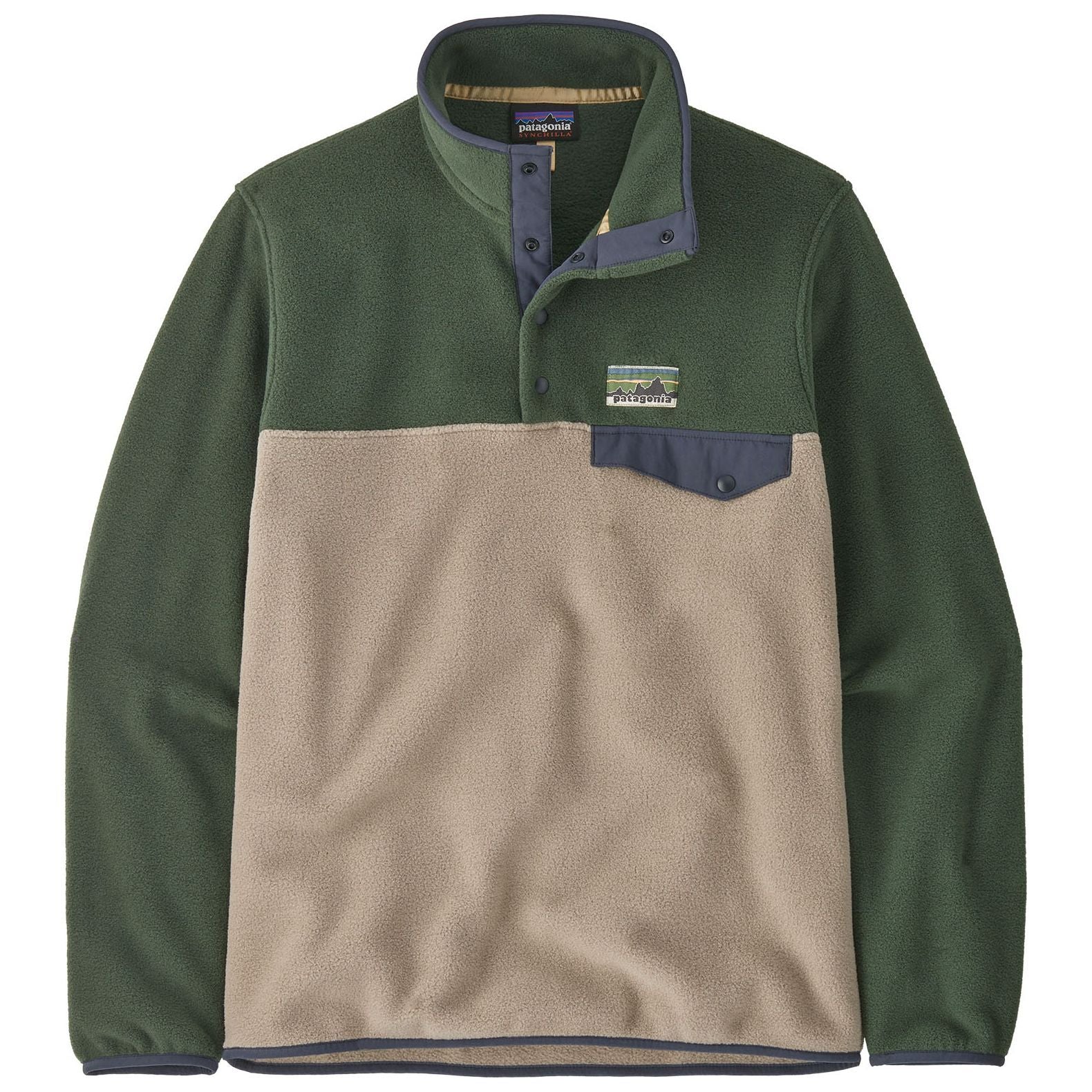 Patagonia Men's Lightweight Synchilla Snap-T Pullover Seabird Grey Image 01