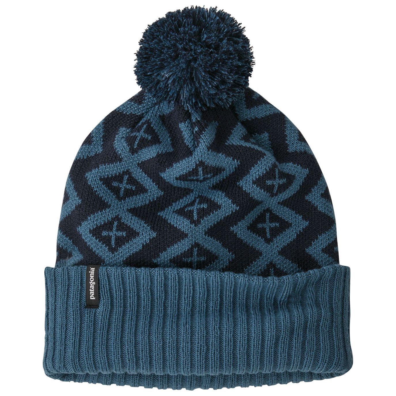 Patagonia Powder Town Beanie Perennial Pinecone: Wavy Blue Default Title Image 01