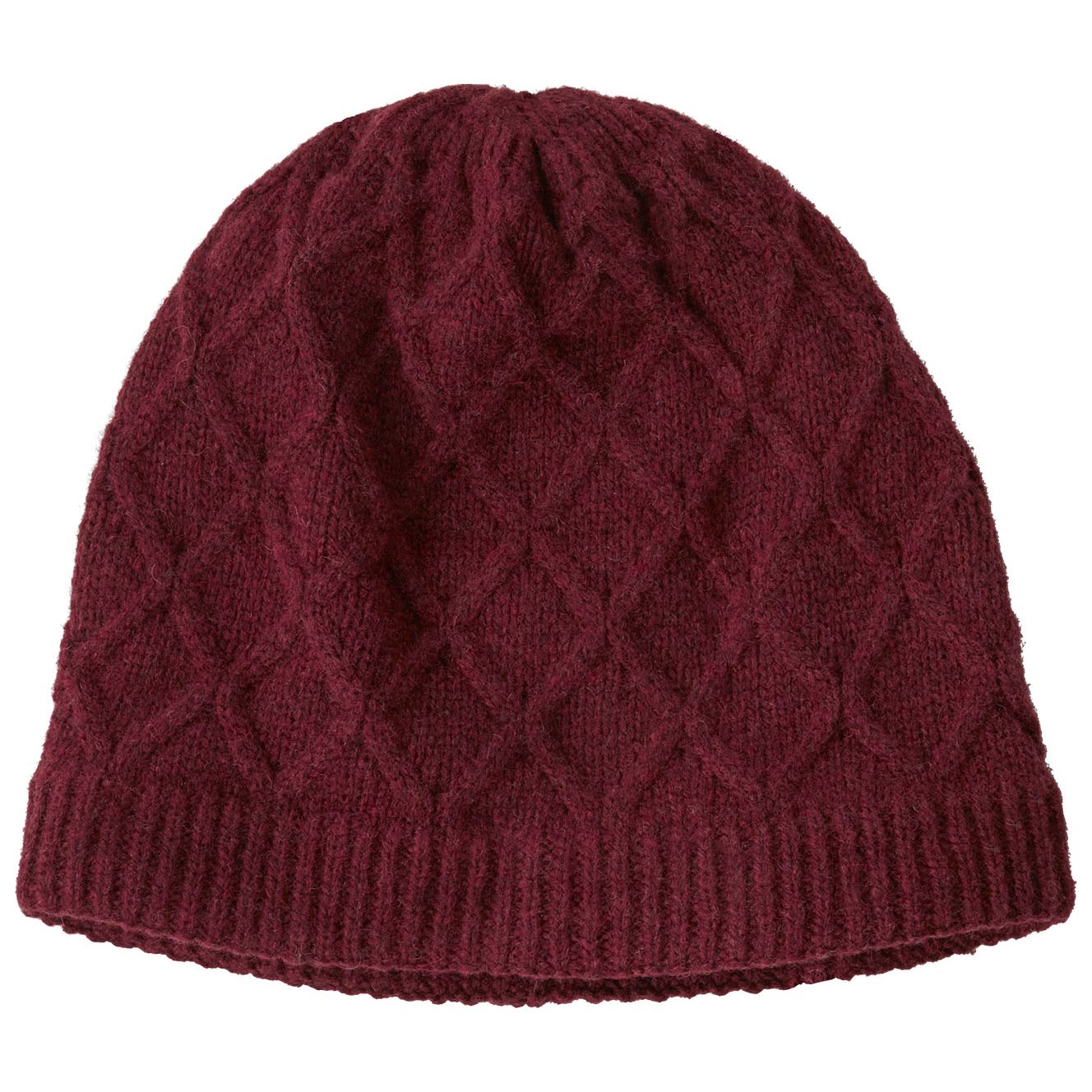 Patagonia Womens Honeycomb Knit Beanie Wax Red Default Title Image 01