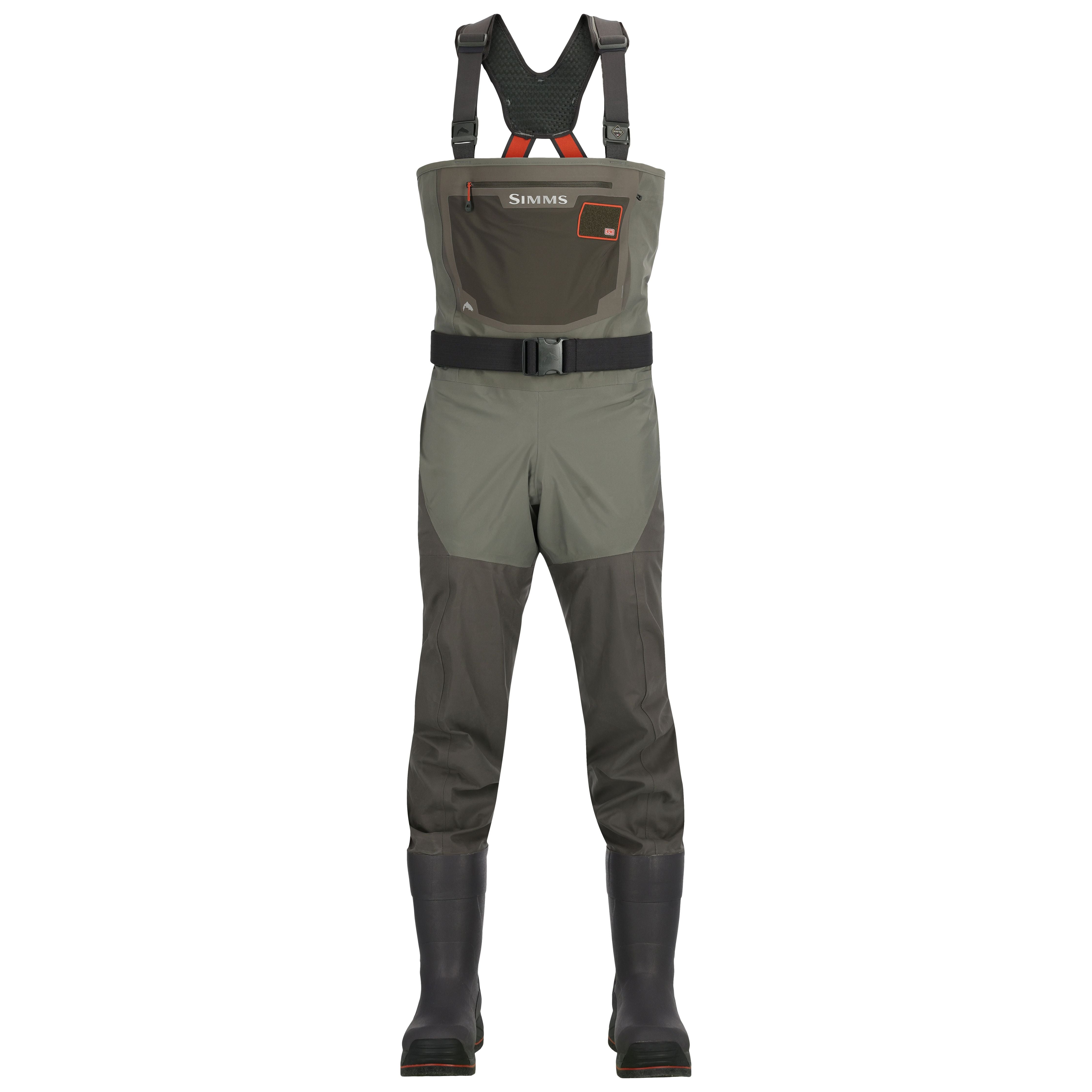 Simms G3 Guide Bootfoot Waders - Felt Sole Gunmetal Image 01