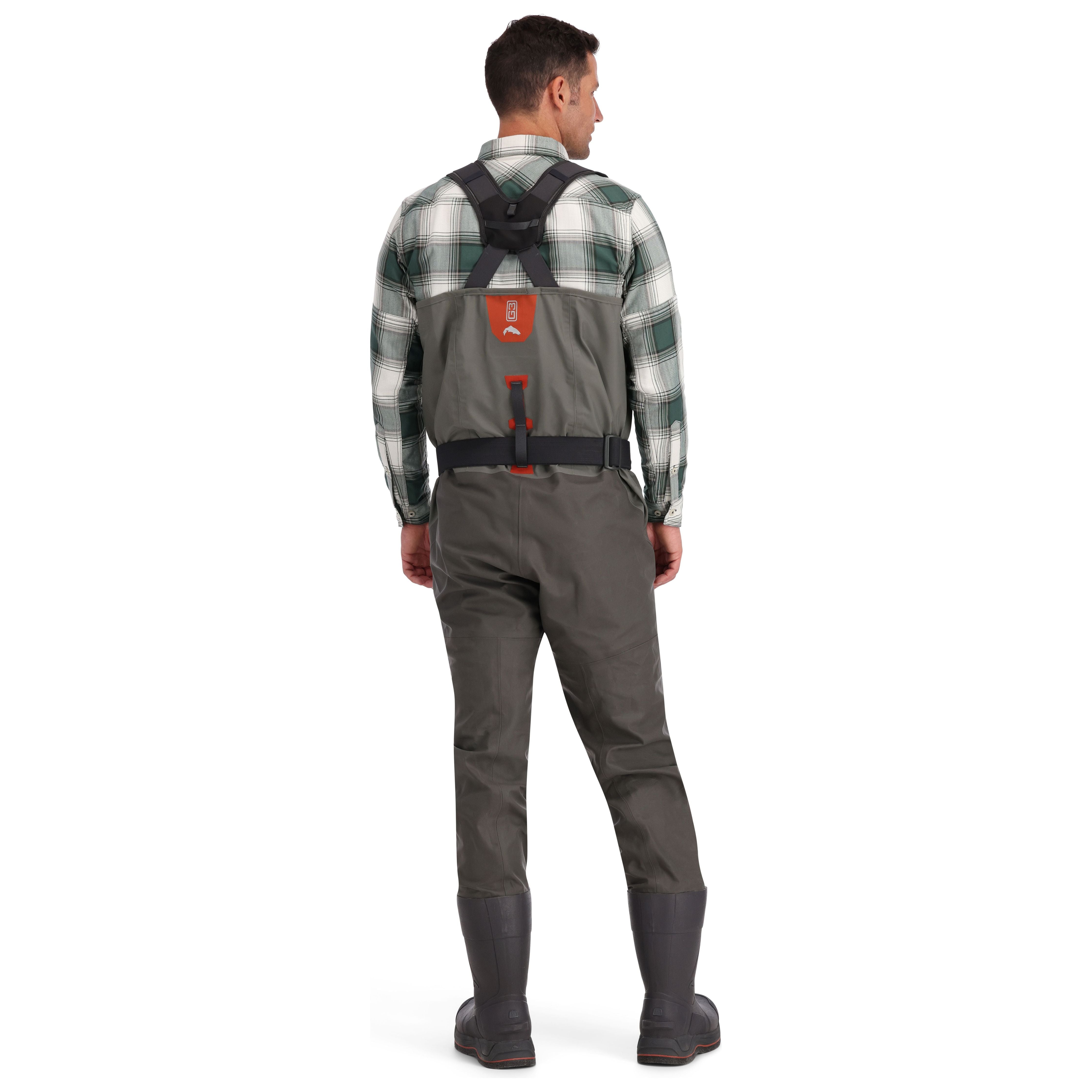 Simms G3 Guide Bootfoot Waders - Felt Sole Gunmetal Image 03