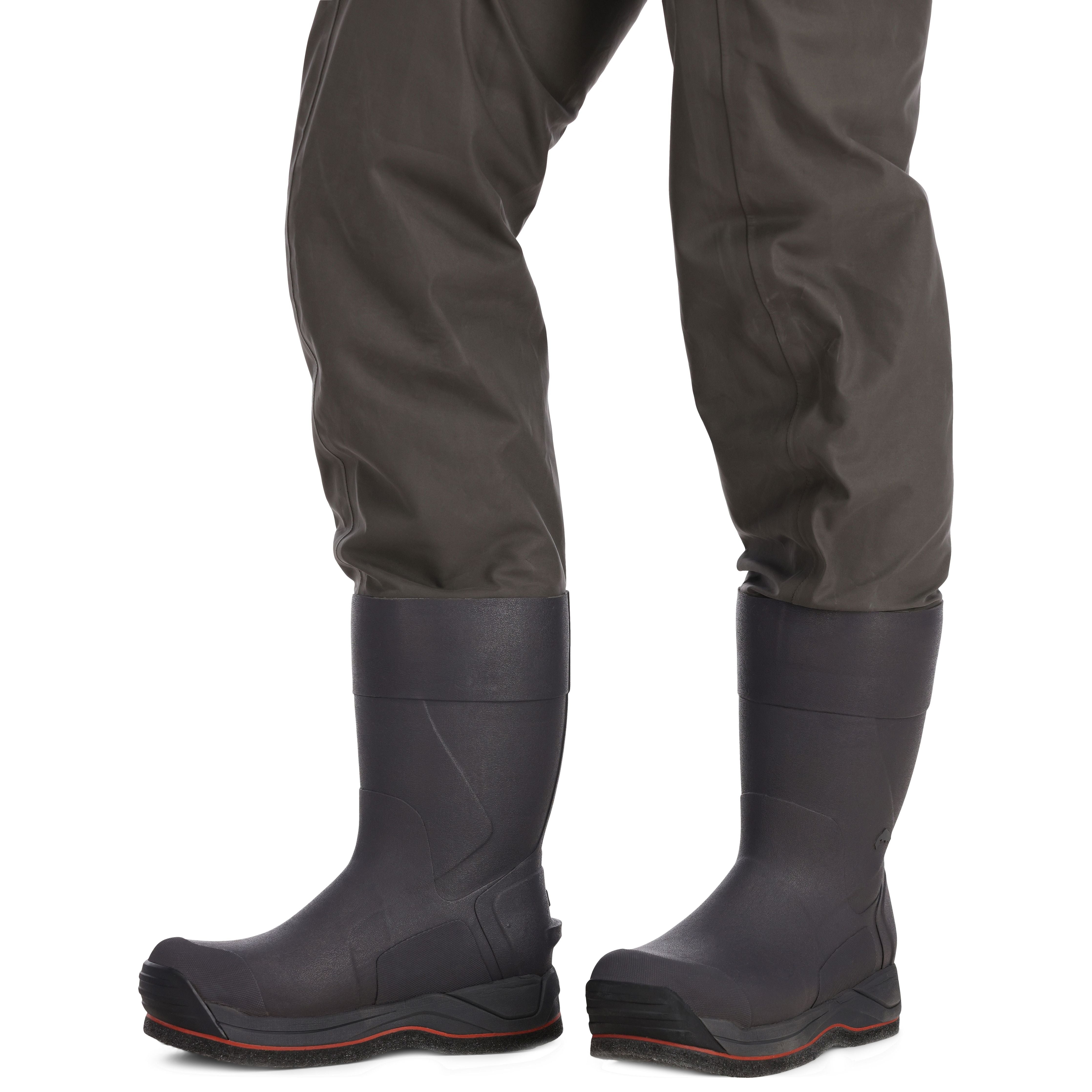 Simms G3 Guide Bootfoot Waders - Felt Sole Gunmetal Image 04