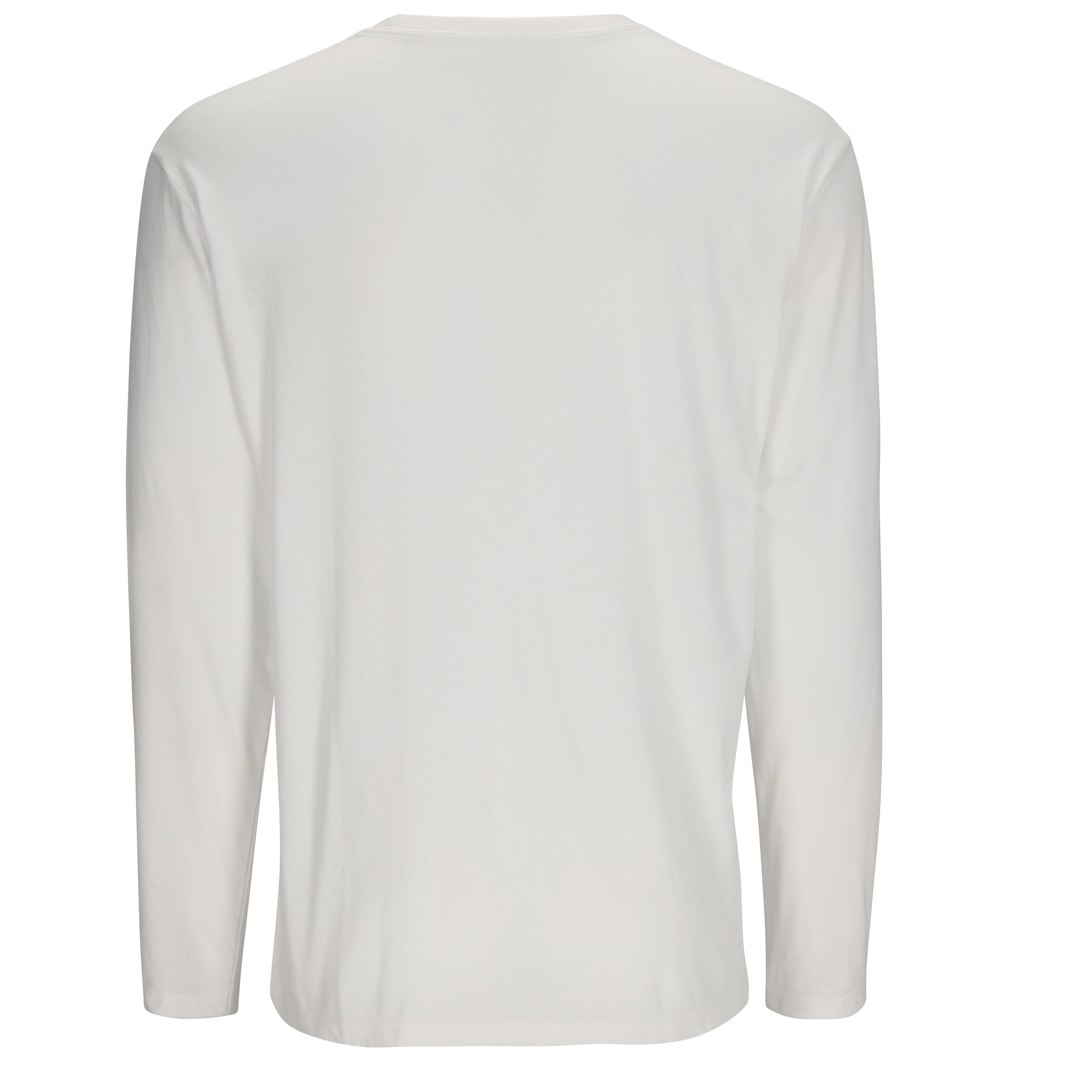 Simms Logo LS T-Shirt White Image 02