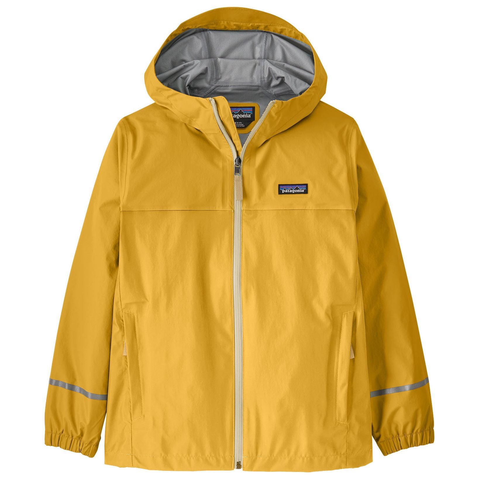 Patagonia Kid's Torrentshell 3L Rain Jacket Nectar Yellow Image 01