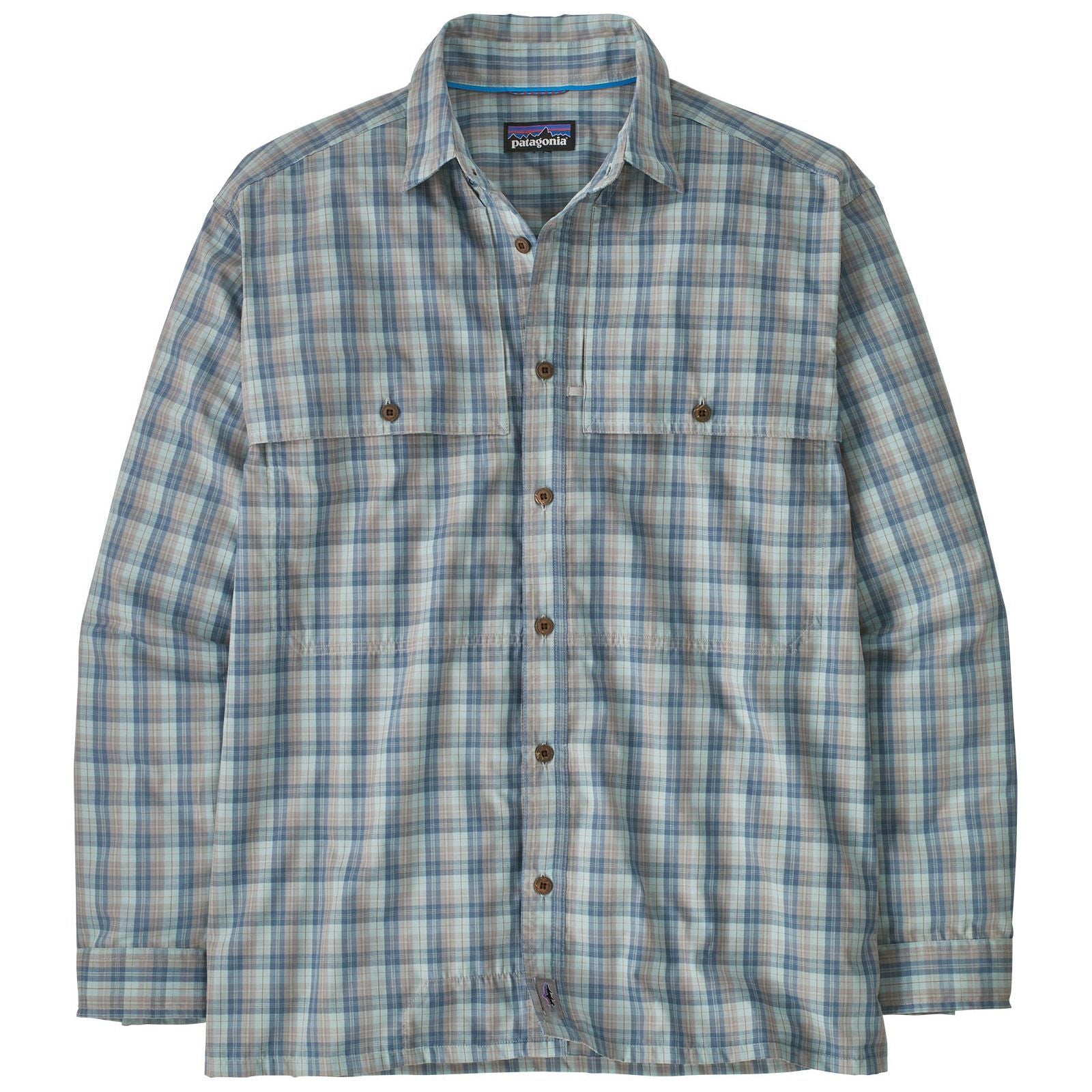 Patagonia Men's Long-Sleeved Island Hopper Shirt Dipper: Utility Blue Image 01