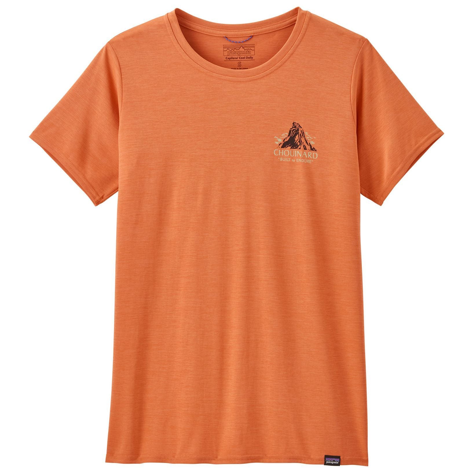 Patagonia Women's Capilene Cool Daily Graphic Shirt - Lands Chouinard Crest: Rock Melon X-Dye Image 02