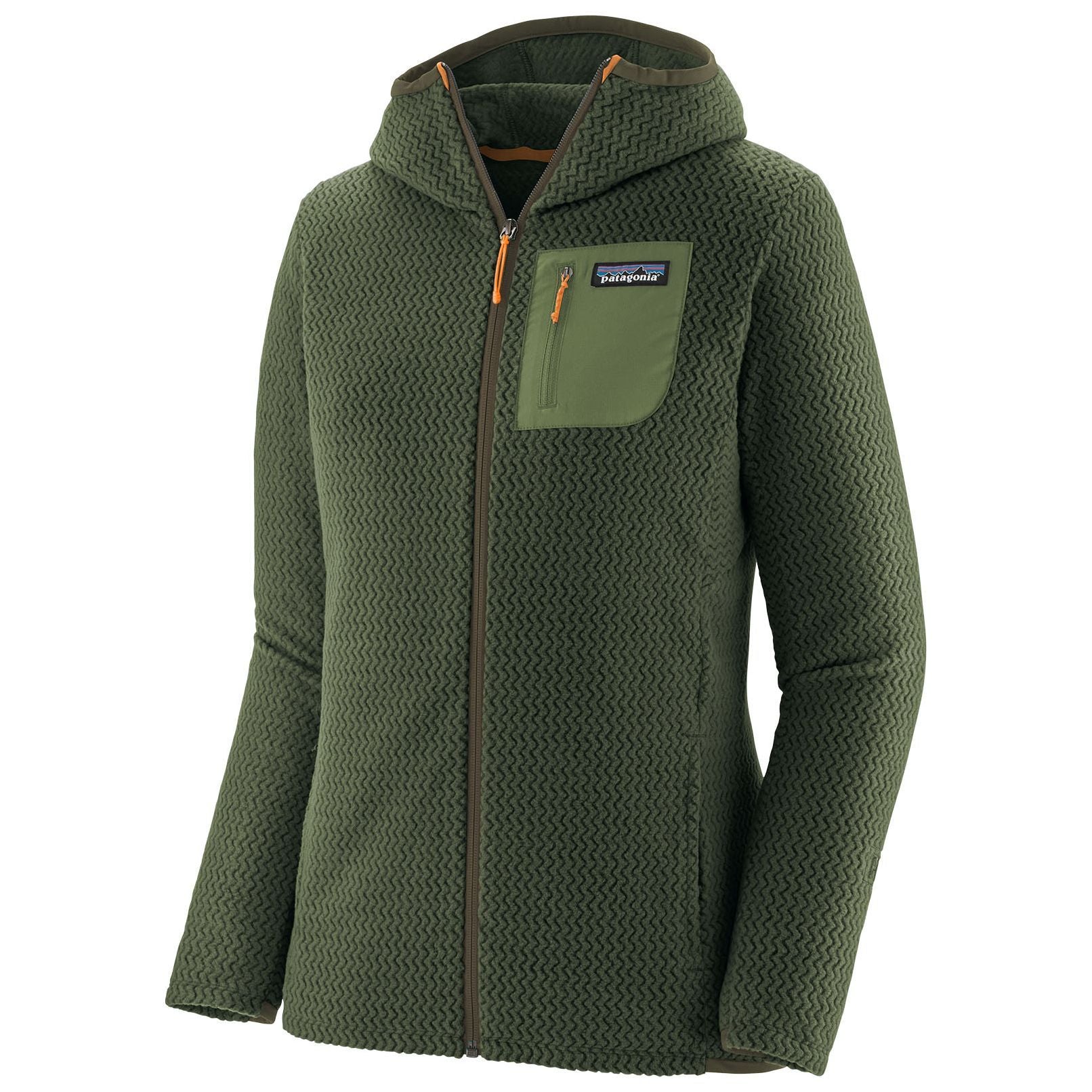 Patagonia Women's R1 Air Full-Zip Hoody Torrey Pine Green Image 01